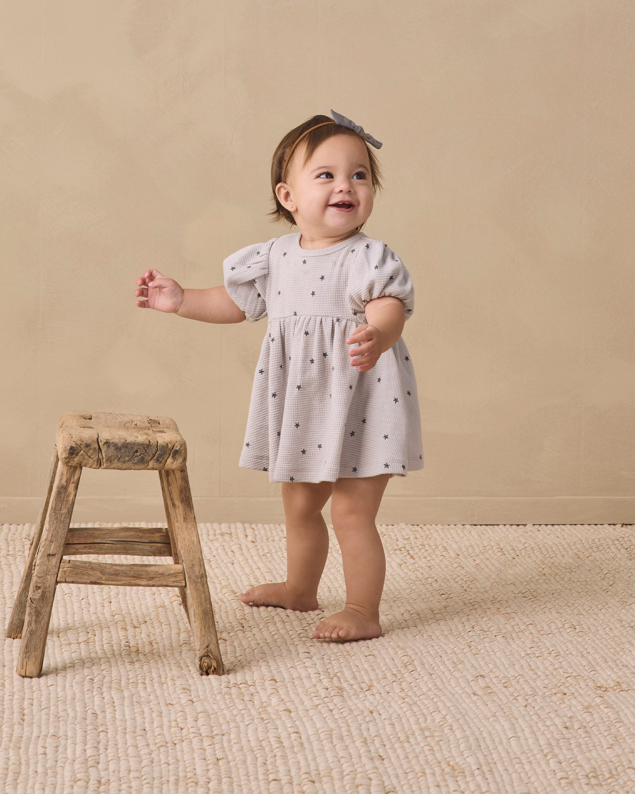 Darla Dress Stars - Rylee + Cru | Kids Clothes | Trendy Baby Clothes | Modern Infant Outfits |