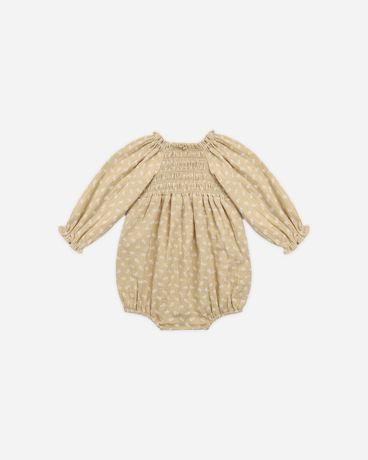 Eden Romper Butterscotch Floral - Rylee + Cru | Kids Clothes | Trendy Baby Clothes | Modern Infant Outfits |