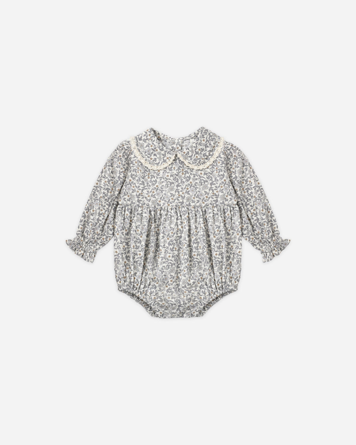 Cora Romper Slate Floral - Rylee + Cru | Kids Clothes | Trendy Baby Clothes | Modern Infant Outfits |