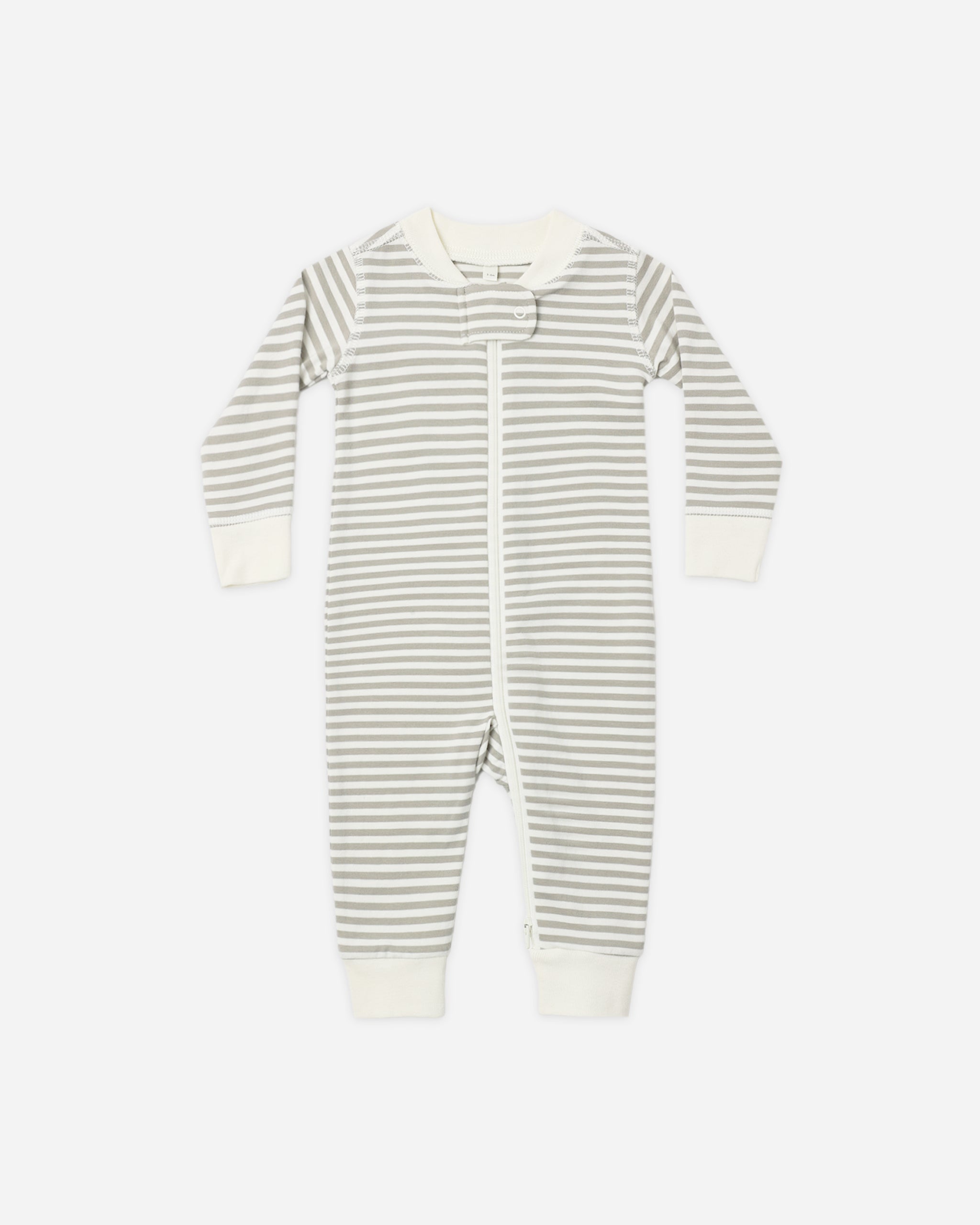 Zip Long Sleeve Sleeper Laurel Stripe - Rylee + Cru | Kids Clothes | Trendy Baby Clothes | Modern Infant Outfits |