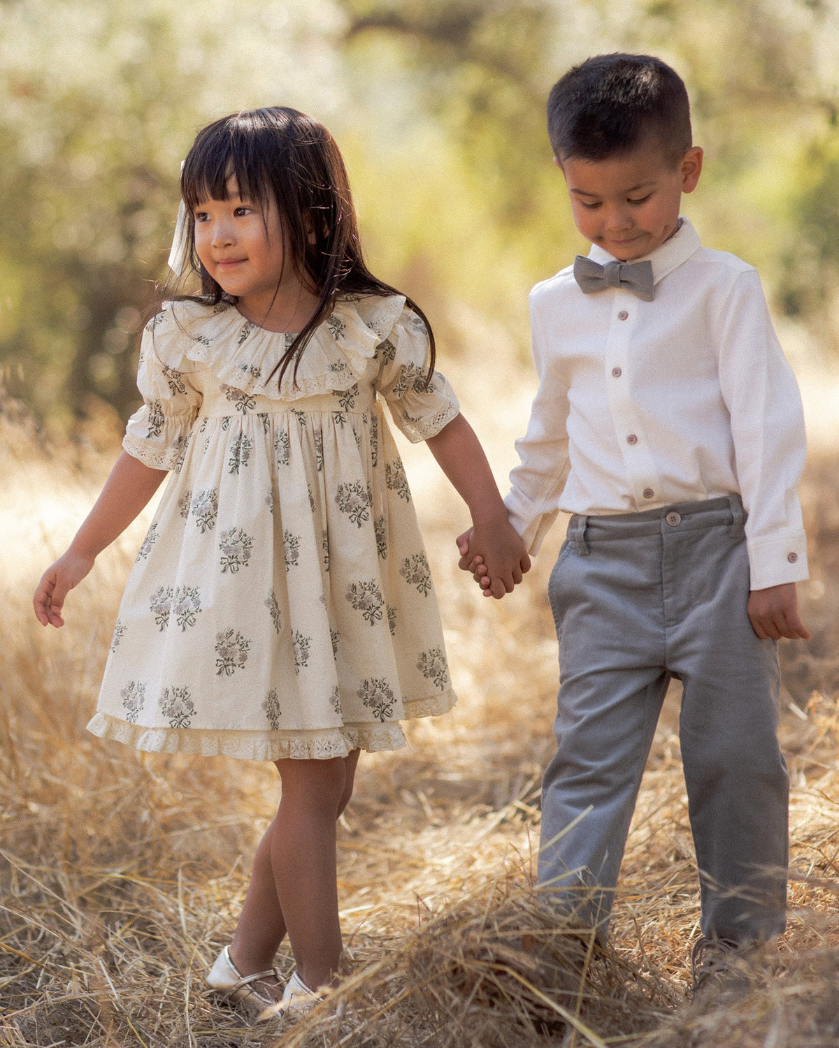 Amelia Dress Frost Bouquet