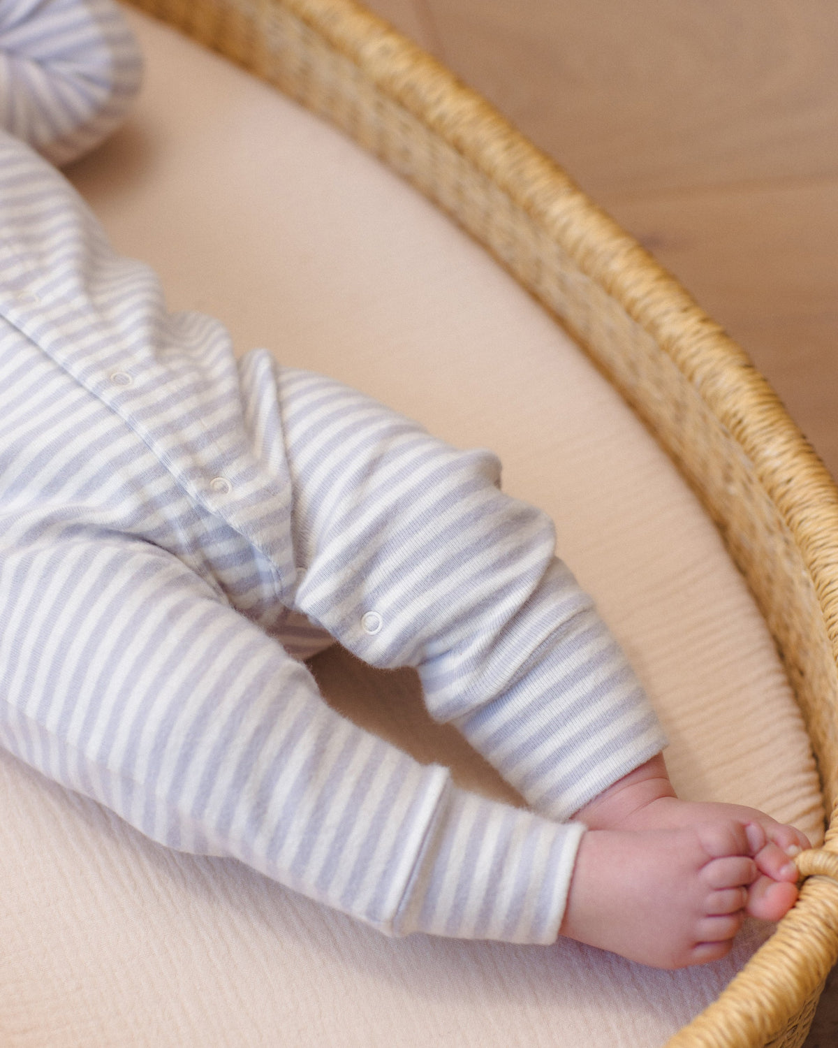 Long John Fog Stripe - Rylee + Cru | Kids Clothes | Trendy Baby Clothes | Modern Infant Outfits |