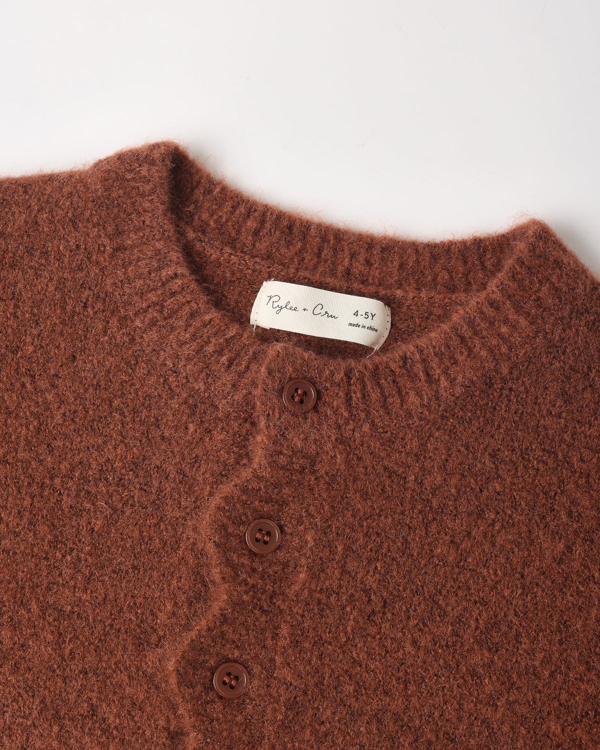 Scallop Cardigan Brick - Rylee + Cru | Kids Clothes | Trendy Baby Clothes | Modern Infant Outfits |