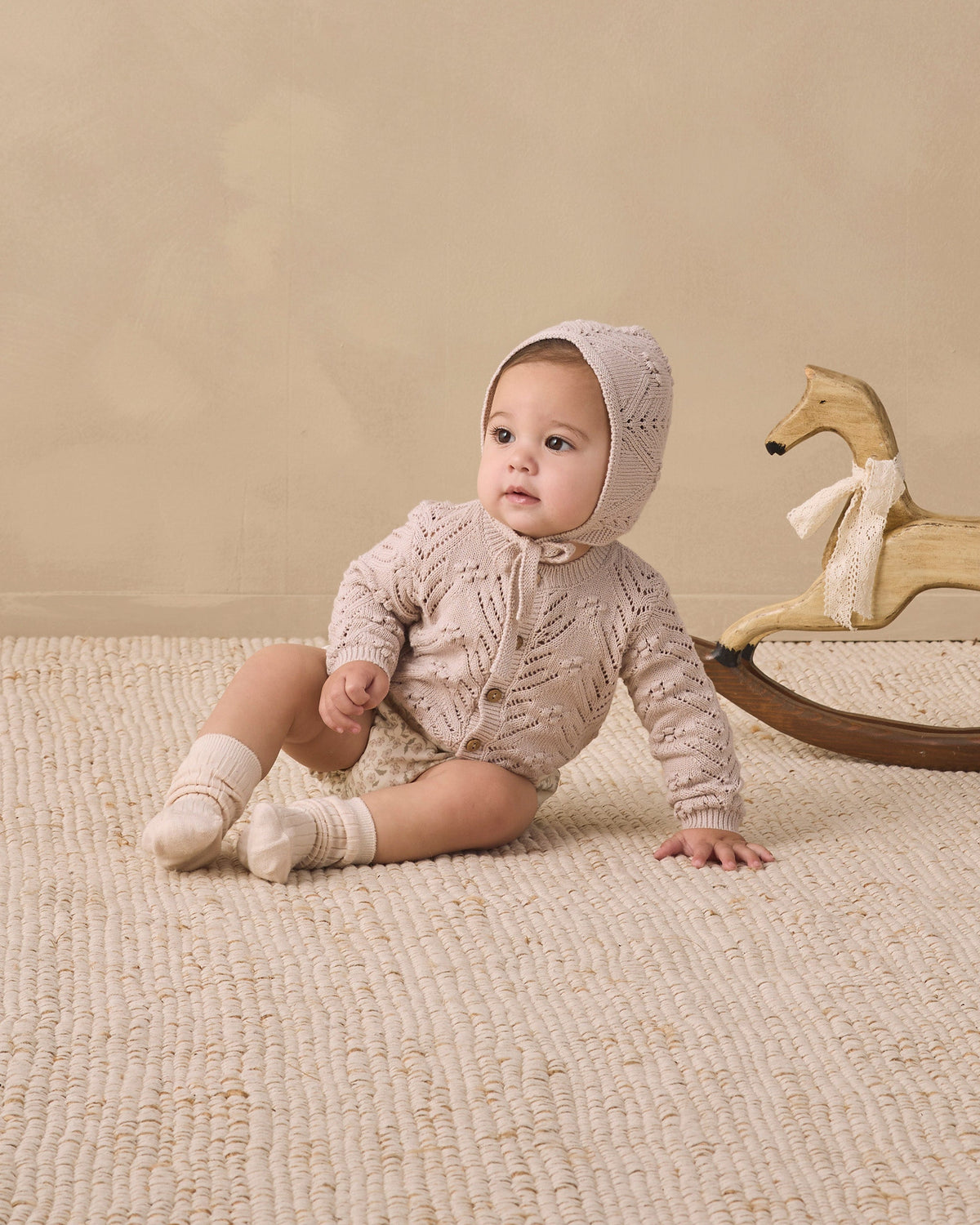 Knit Bonnet Lilac Mist - Rylee + Cru | Kids Clothes | Trendy Baby Clothes | Modern Infant Outfits |