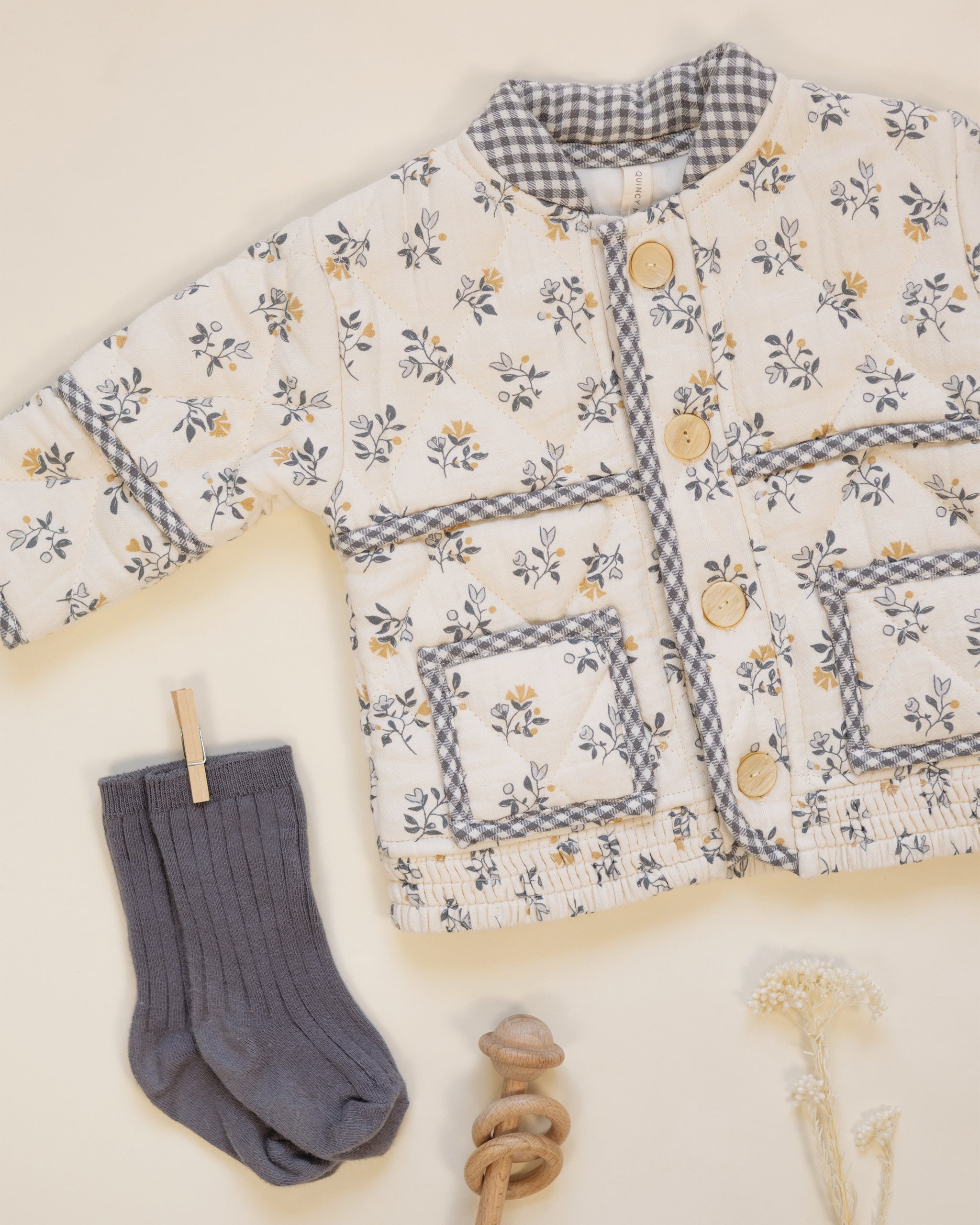 Roxie Jacket French Floral - Rylee + Cru | Kids Clothes | Trendy Baby Clothes | Modern Infant Outfits |