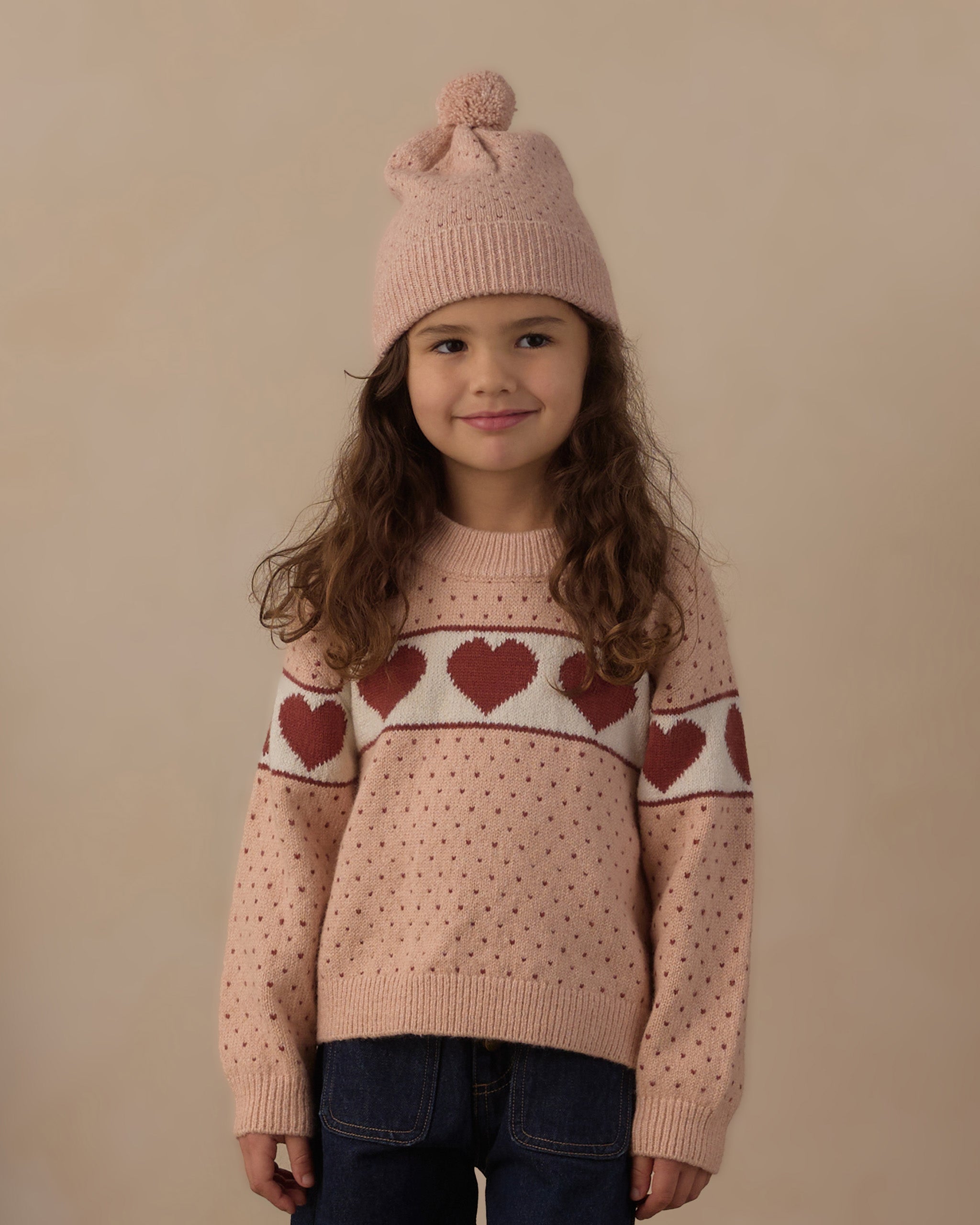 Reagan Sweater Hearts - Rylee + Cru | Kids Clothes | Trendy Baby Clothes | Modern Infant Outfits |
