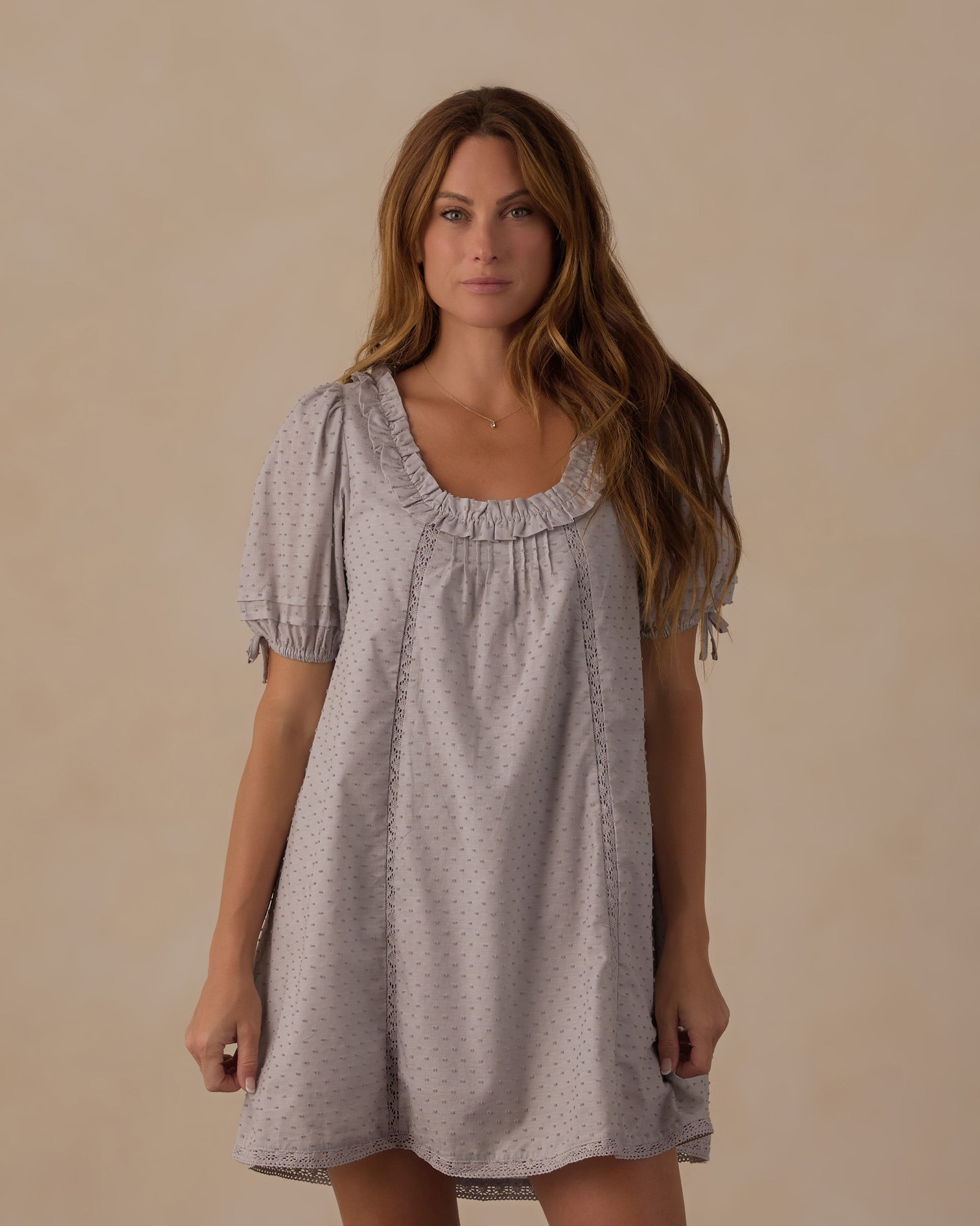 Women's Shiloh Dress Dusty Blue - Rylee + Cru | Kids Clothes | Trendy Baby Clothes | Modern Infant Outfits |