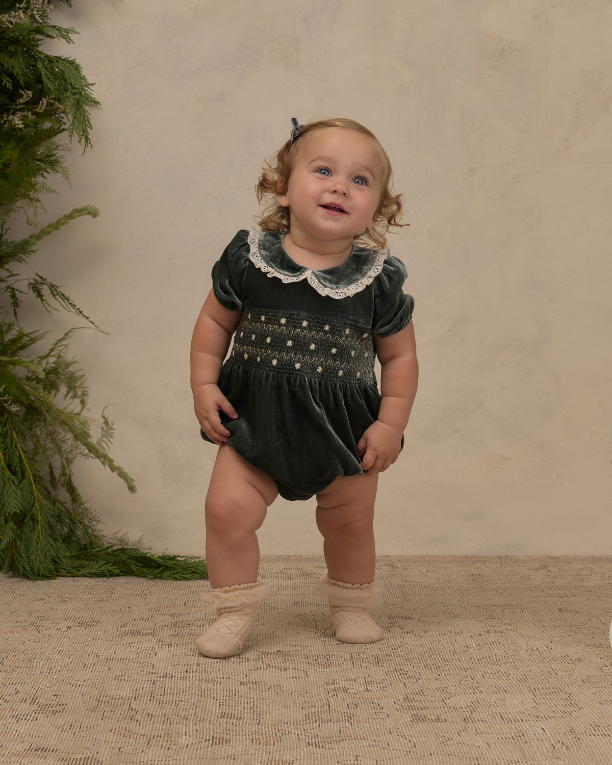 Elizabeth Romper Green