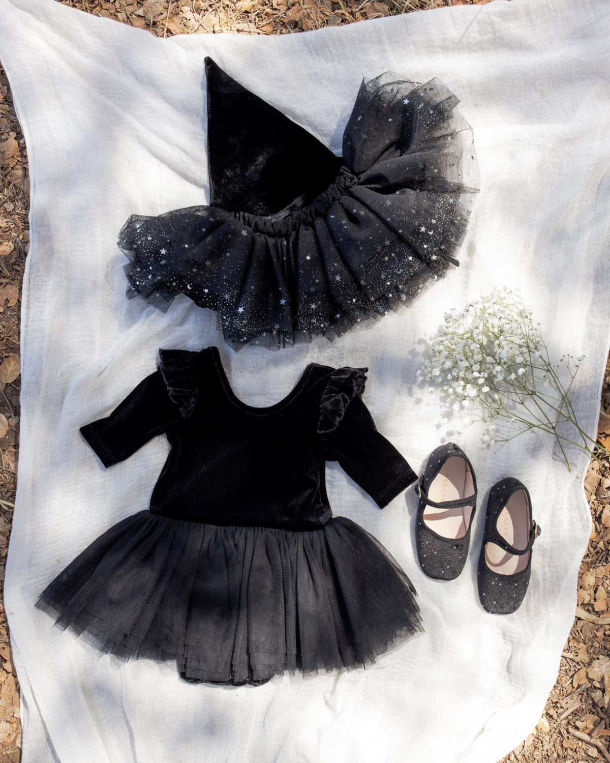 Thea Tutu Black - Rylee + Cru | Kids Clothes | Trendy Baby Clothes | Modern Infant Outfits |