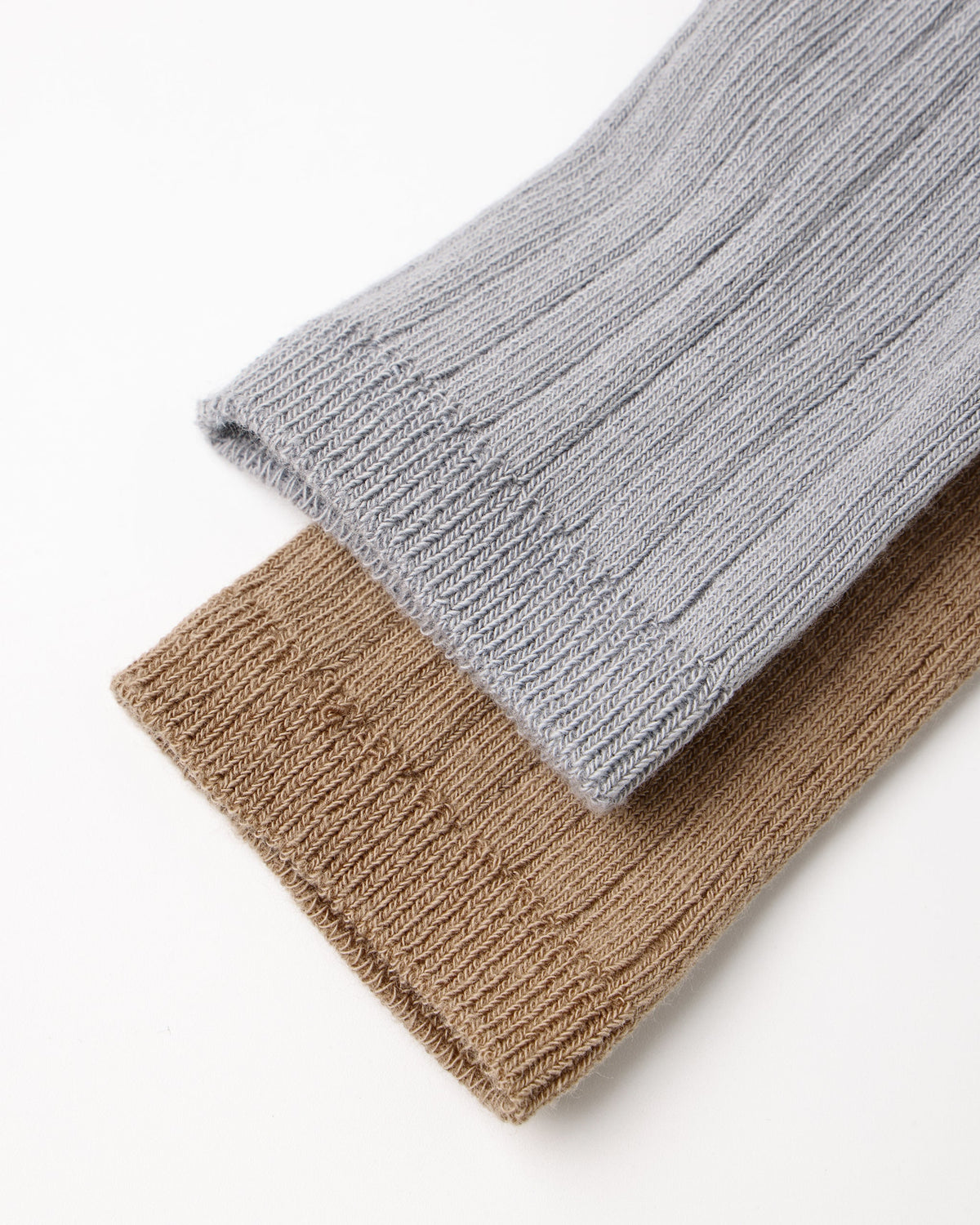 Ribbed Socks, 2-Pack Clay, Dusty Blue - Rylee + Cru | Kids Clothes | Trendy Baby Clothes | Modern Infant Outfits |