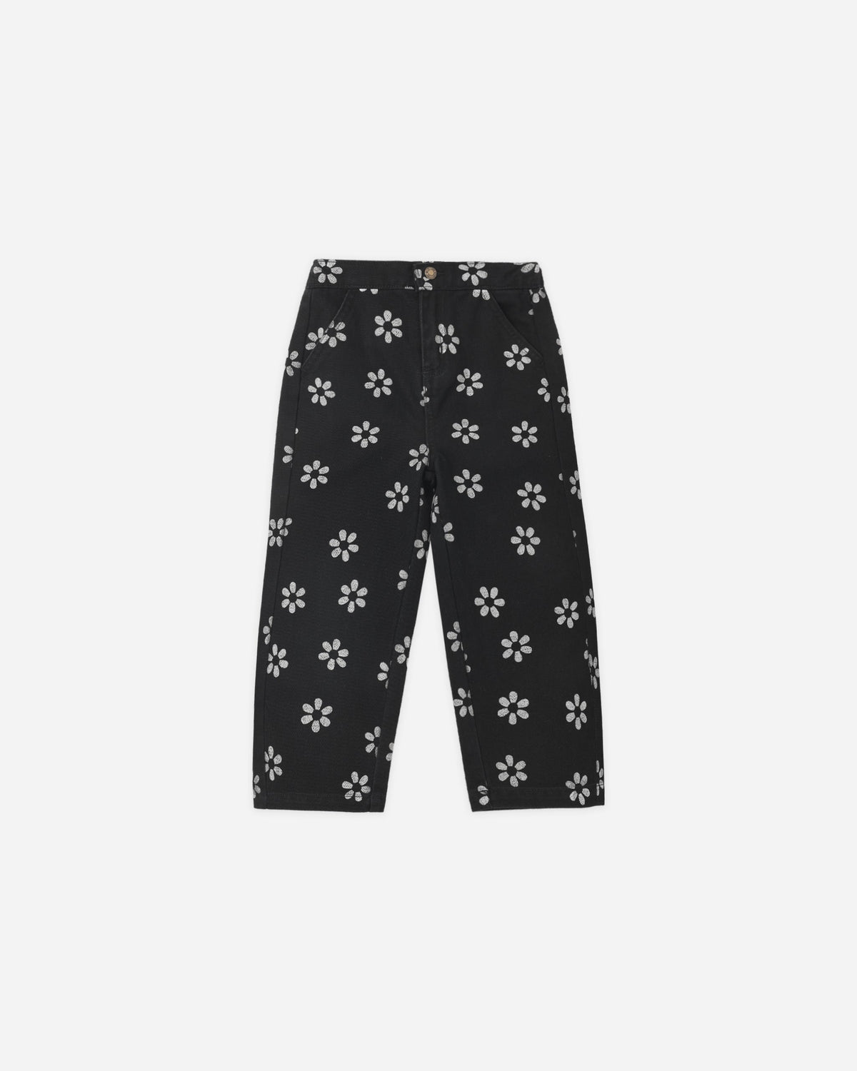 Dove Pant Black Daisy - Rylee + Cru | Kids Clothes | Trendy Baby Clothes | Modern Infant Outfits |