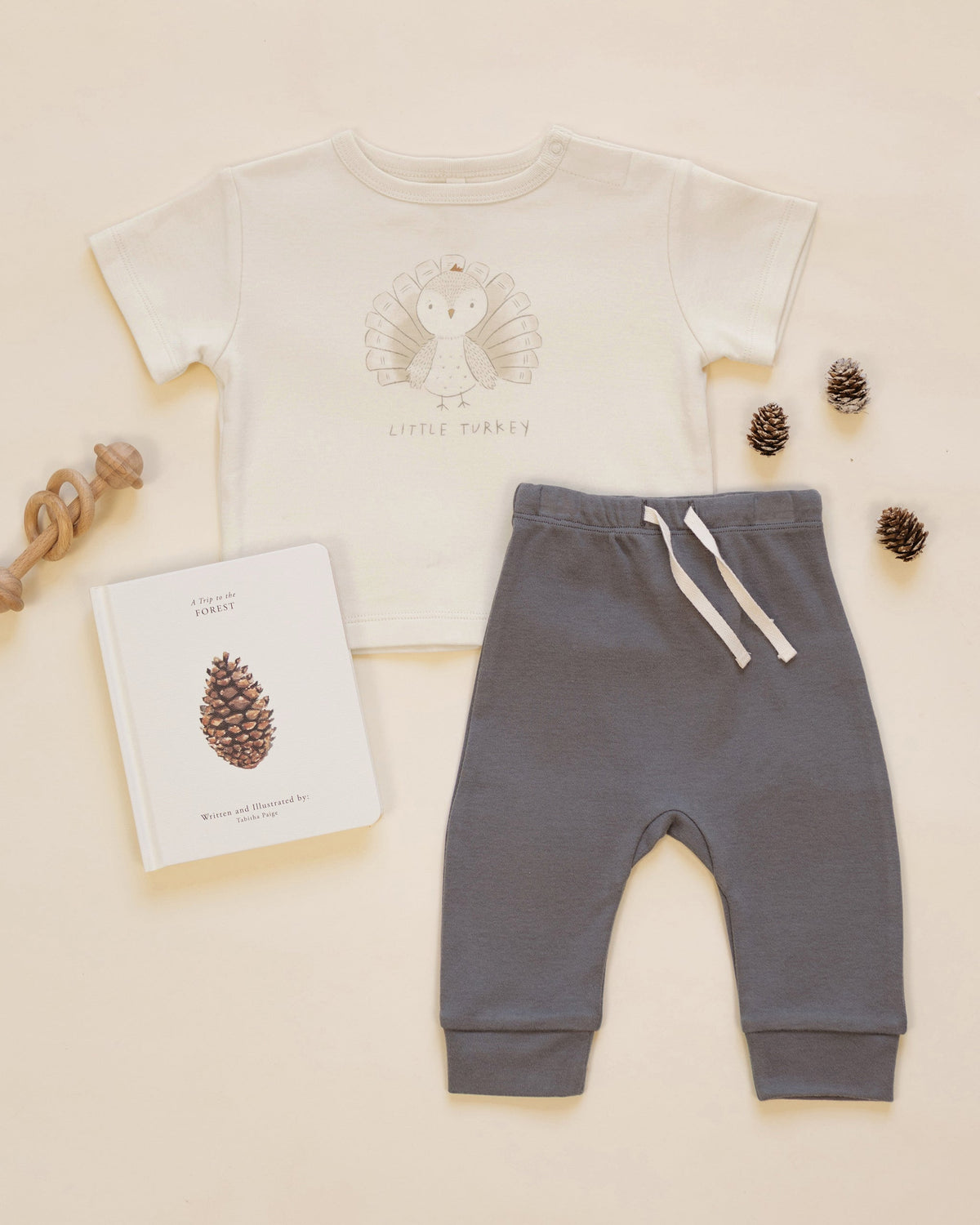 Boxy Tee Little Turkey - Rylee + Cru | Kids Clothes | Trendy Baby Clothes | Modern Infant Outfits |