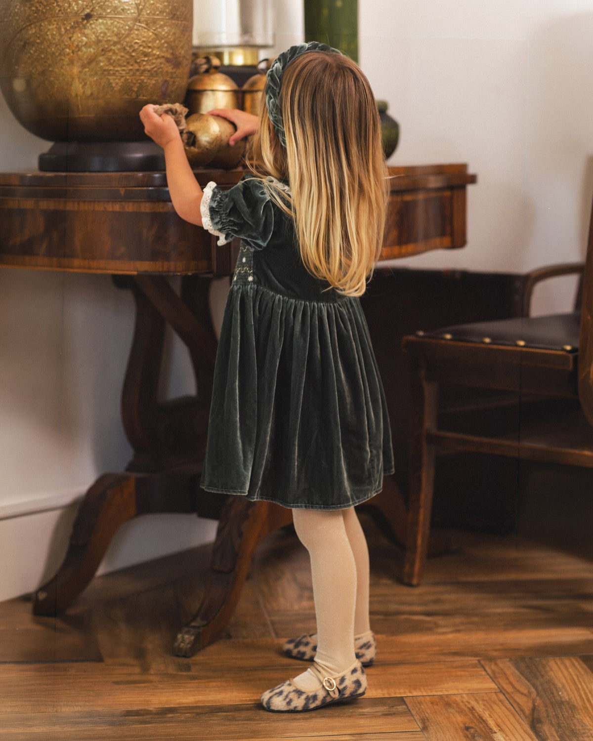 Elizabeth Dress Green