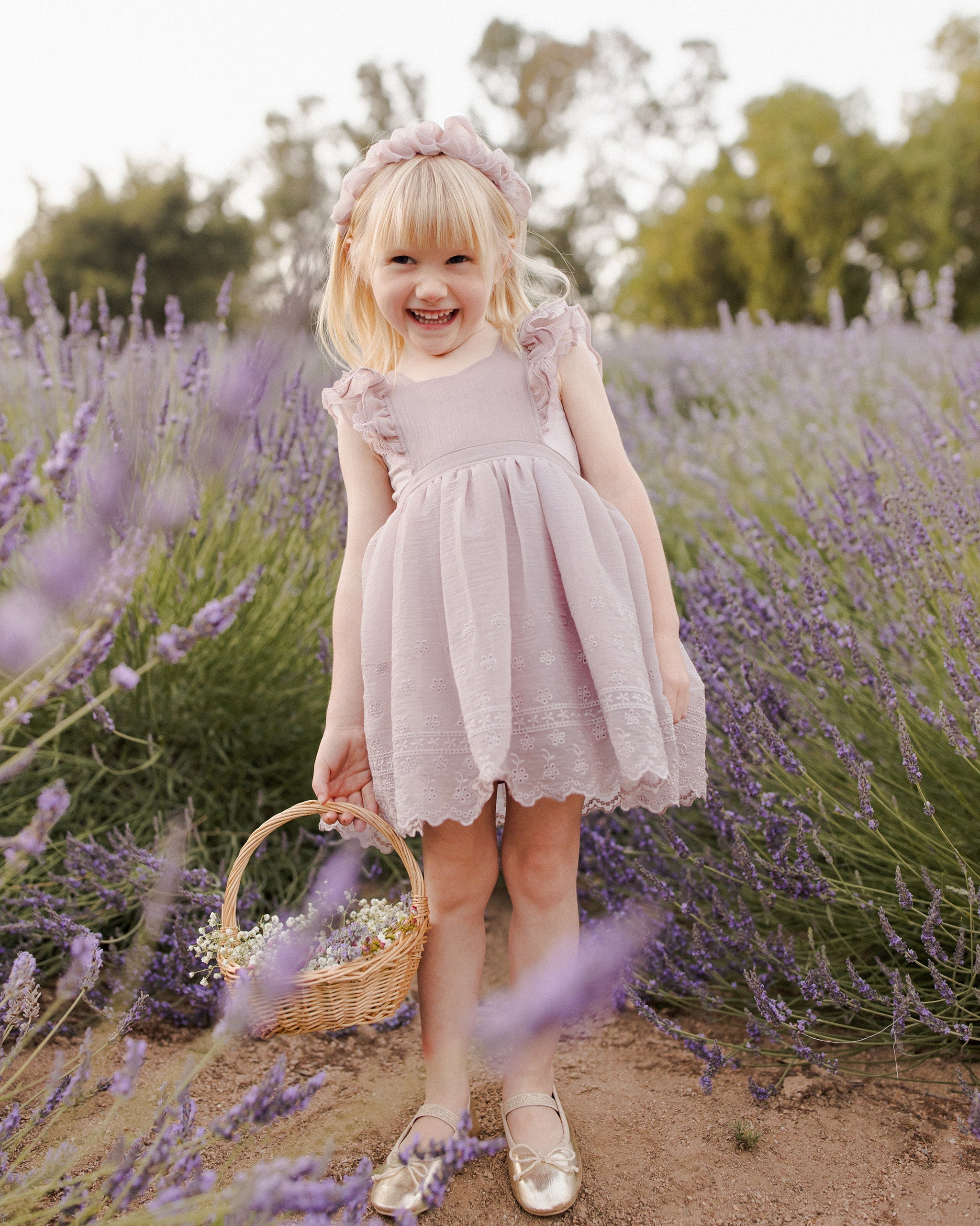 Gathered Headband || Lavender