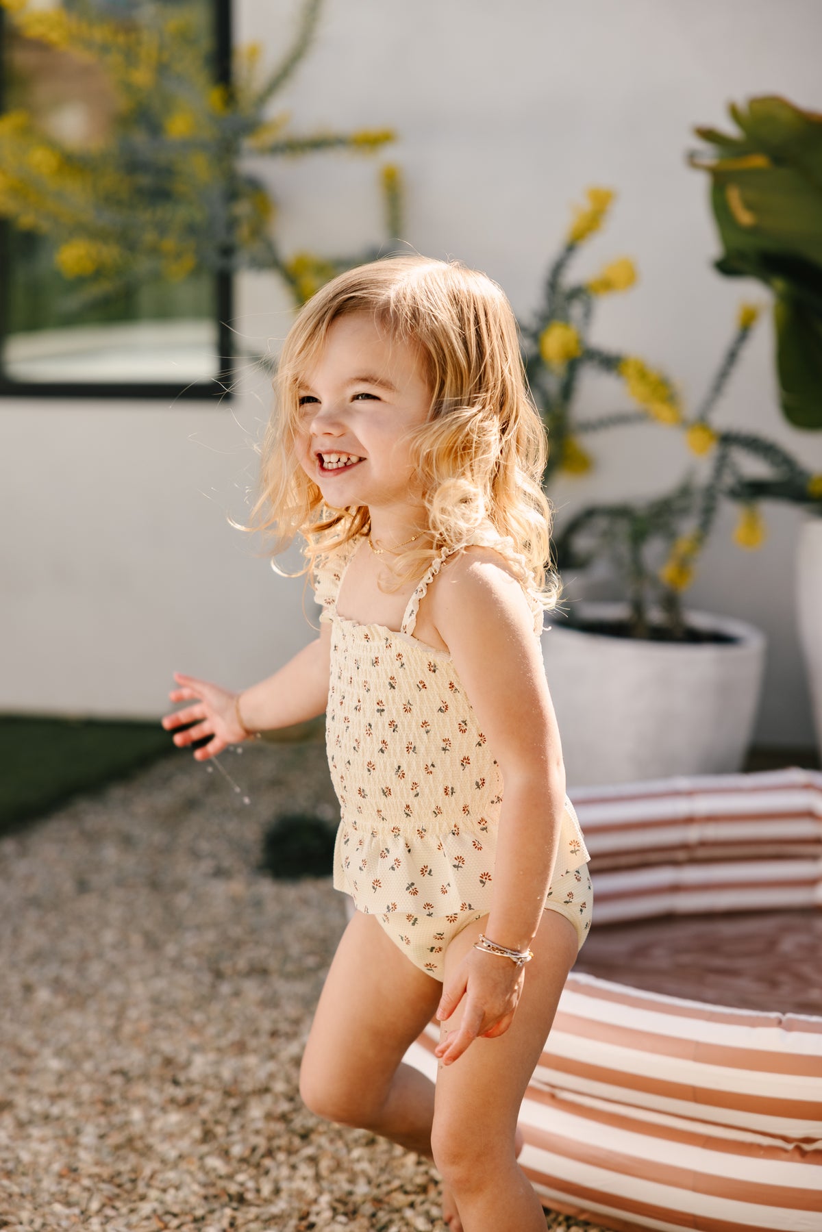 Quincy Mae Swim Shorts - Race Car
