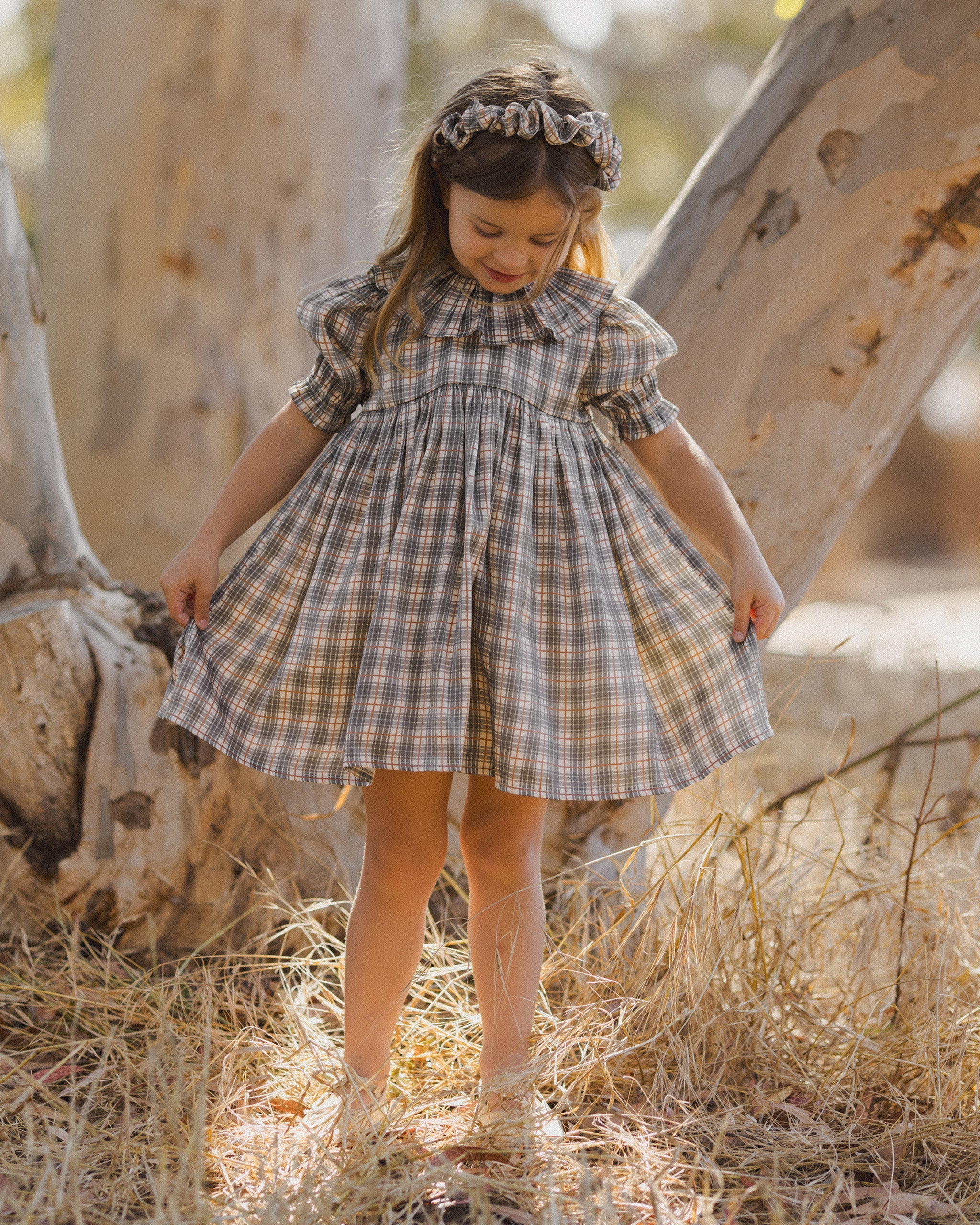 Amelia Dress || Holiday Plaid