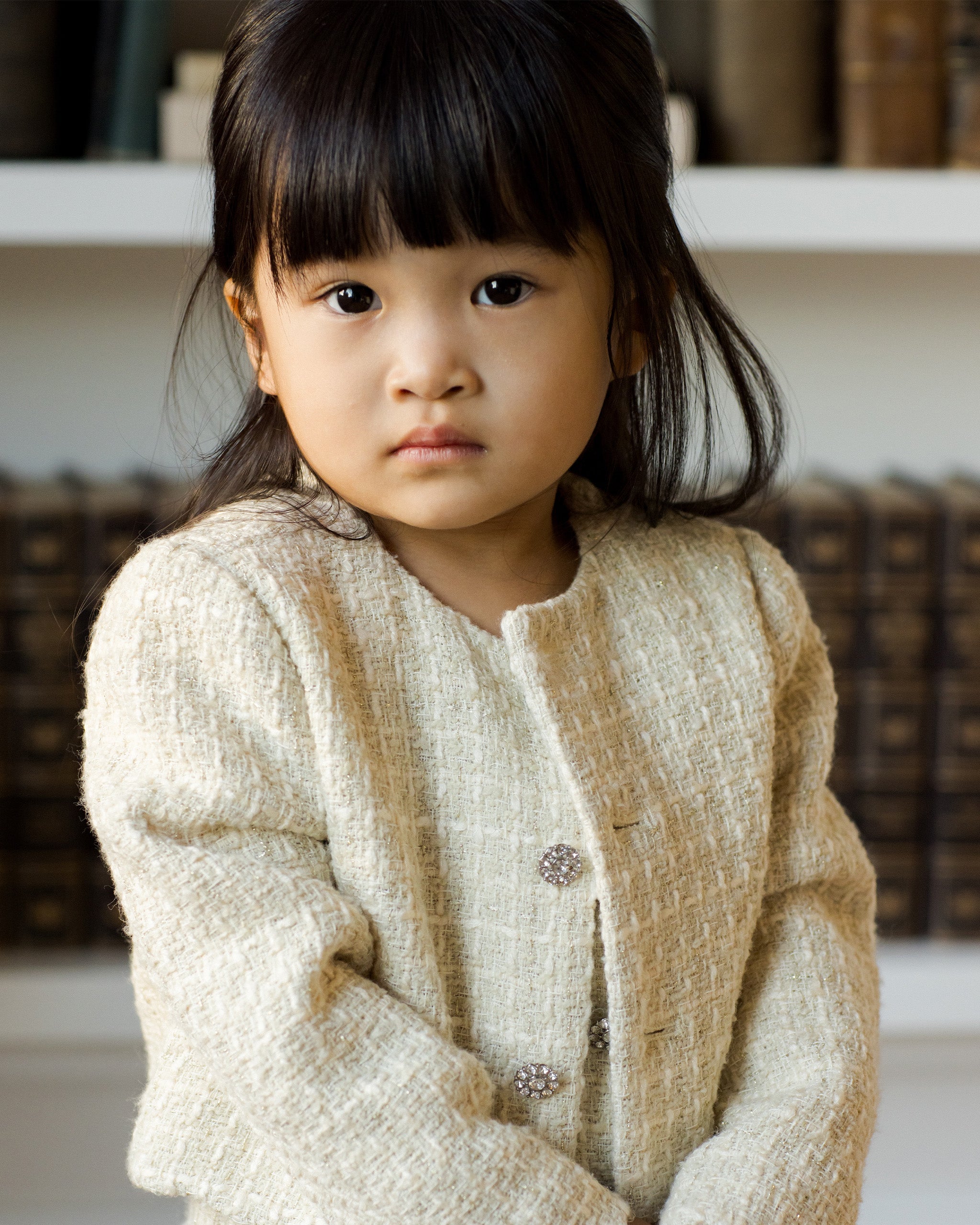 Tweed Jacket | Ecru