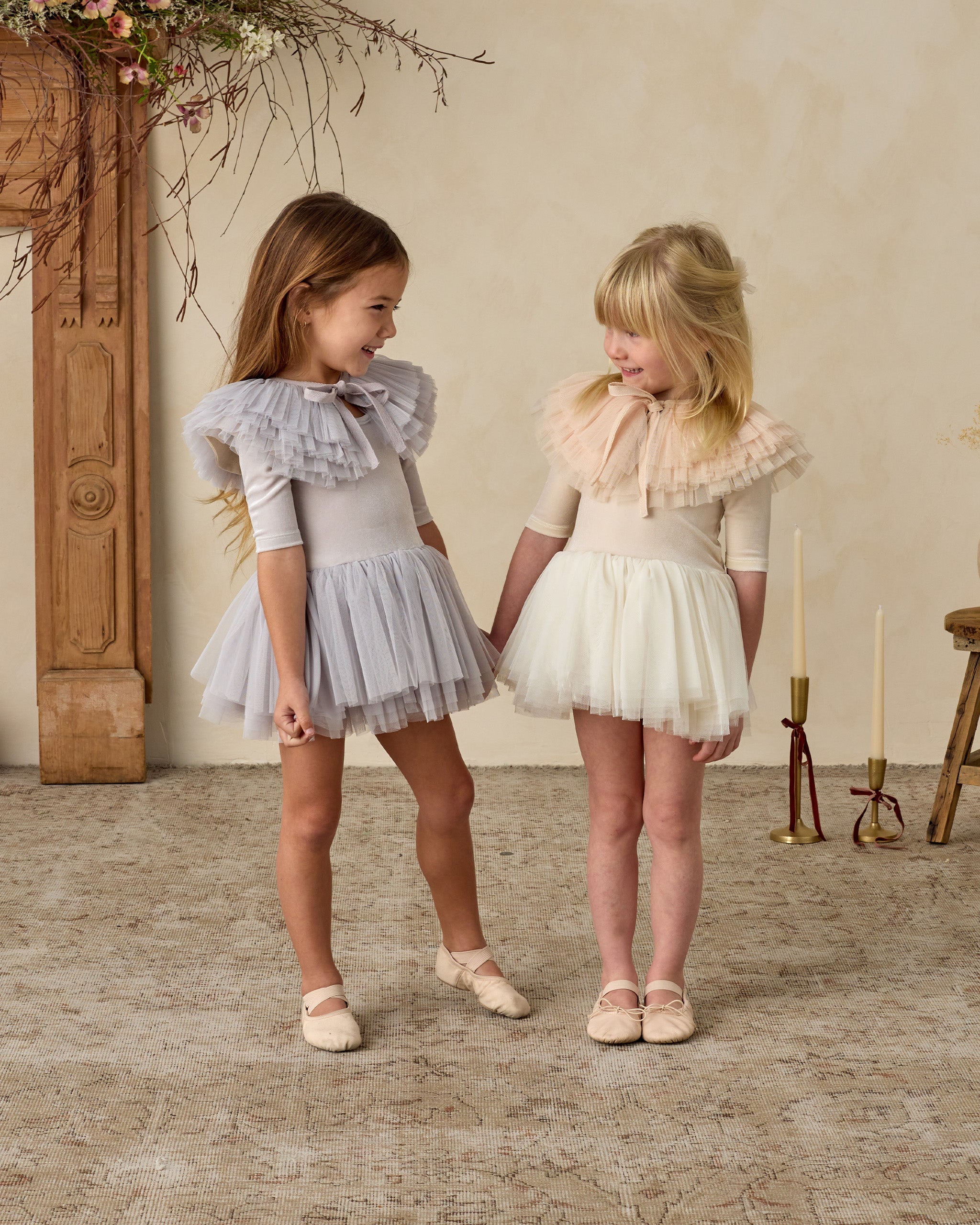 Ruffle Tulle Collar | Antique