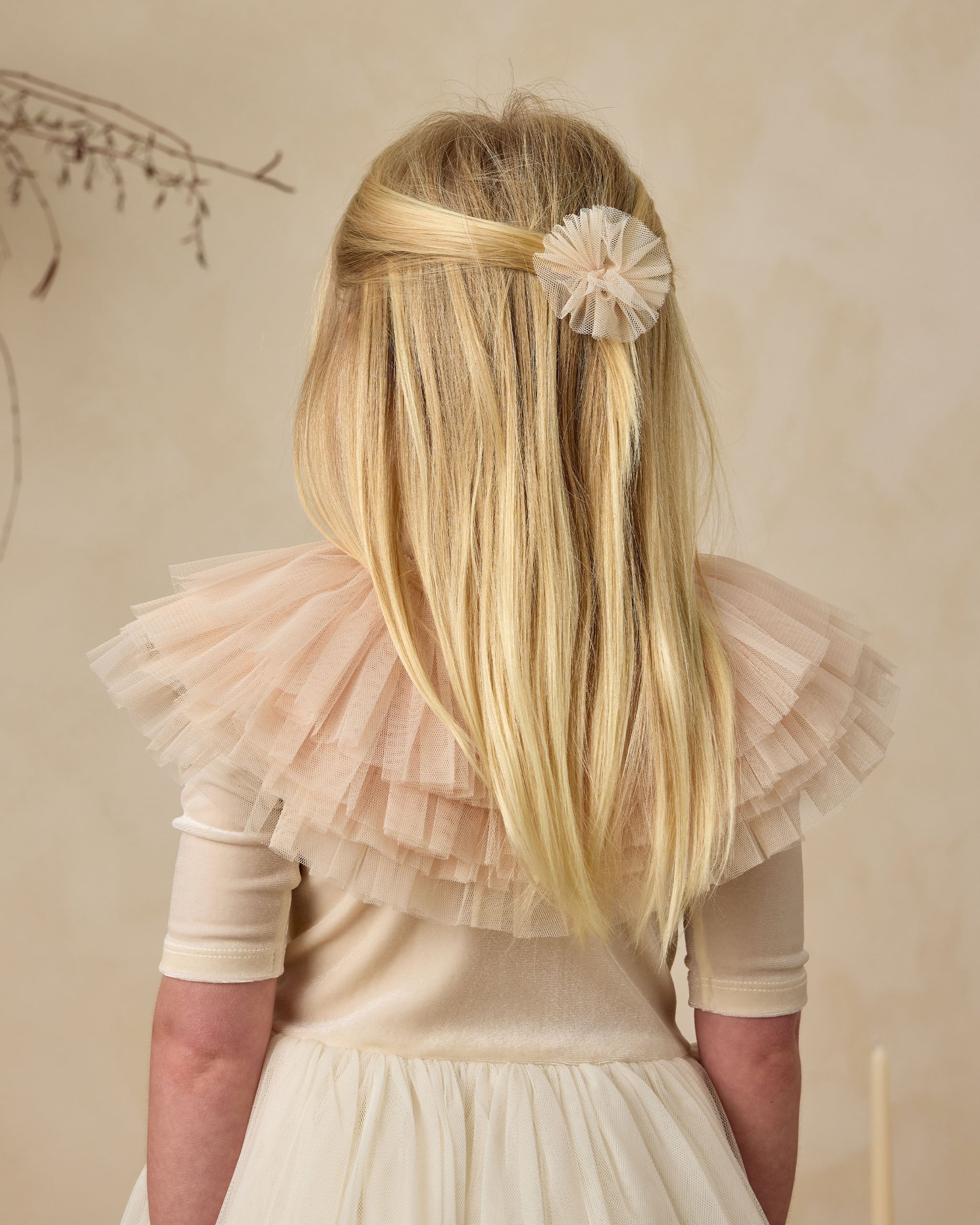 Ruffle Tulle Collar | Antique