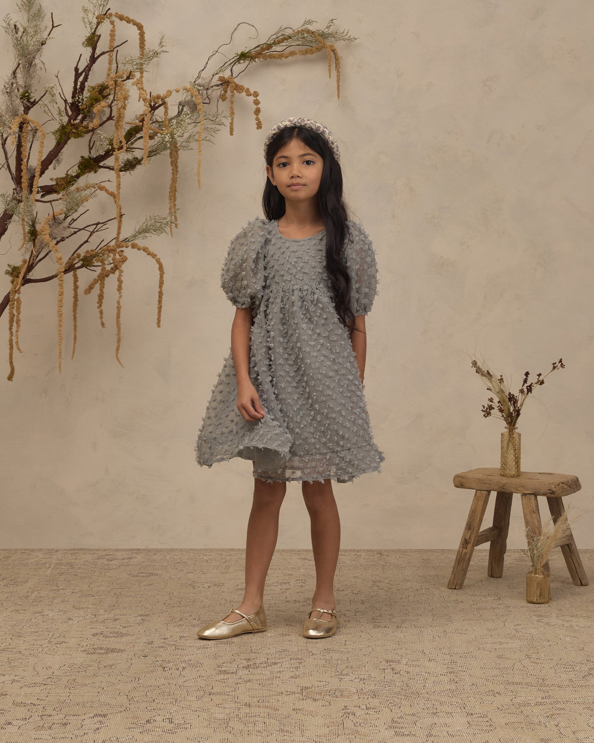 Luna Dress Eucalyptus