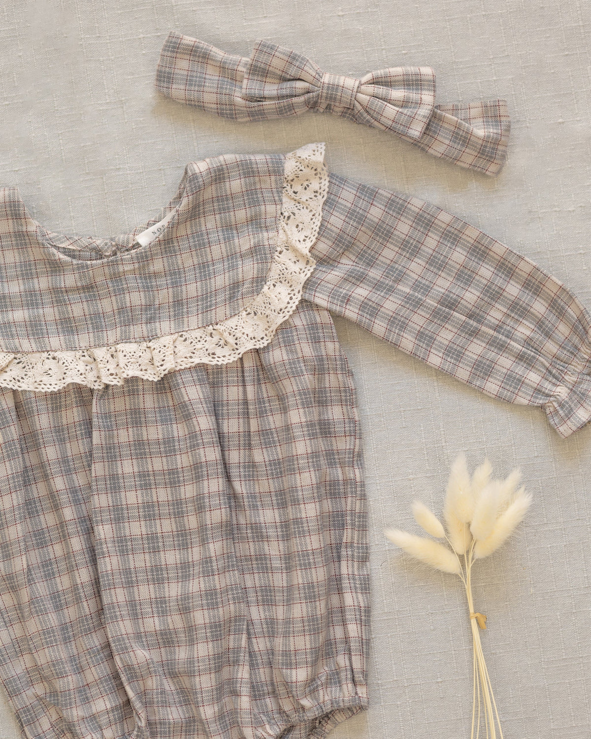 Noelle Romper Fall Plaid