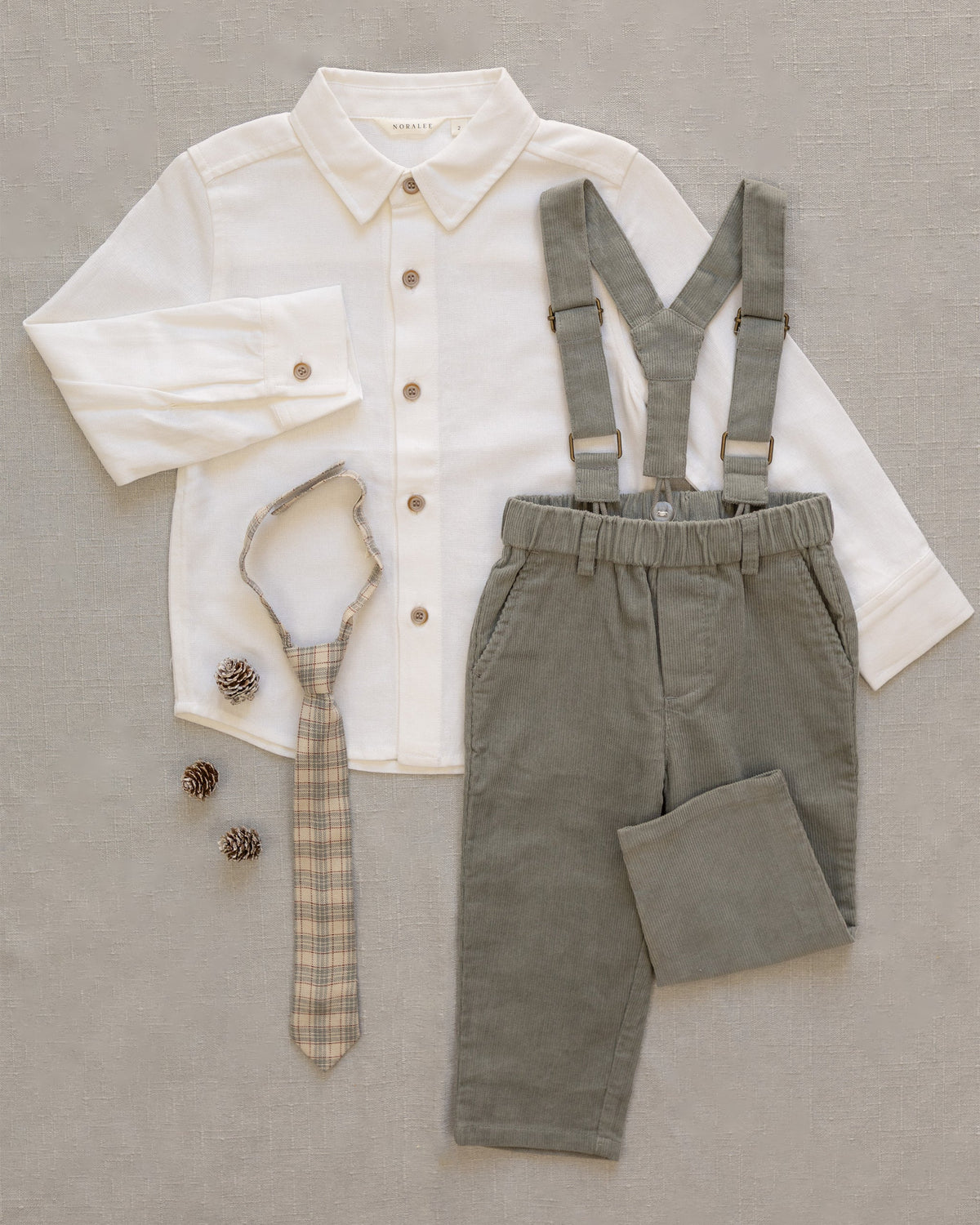 Suspender Pant Eucalyptus