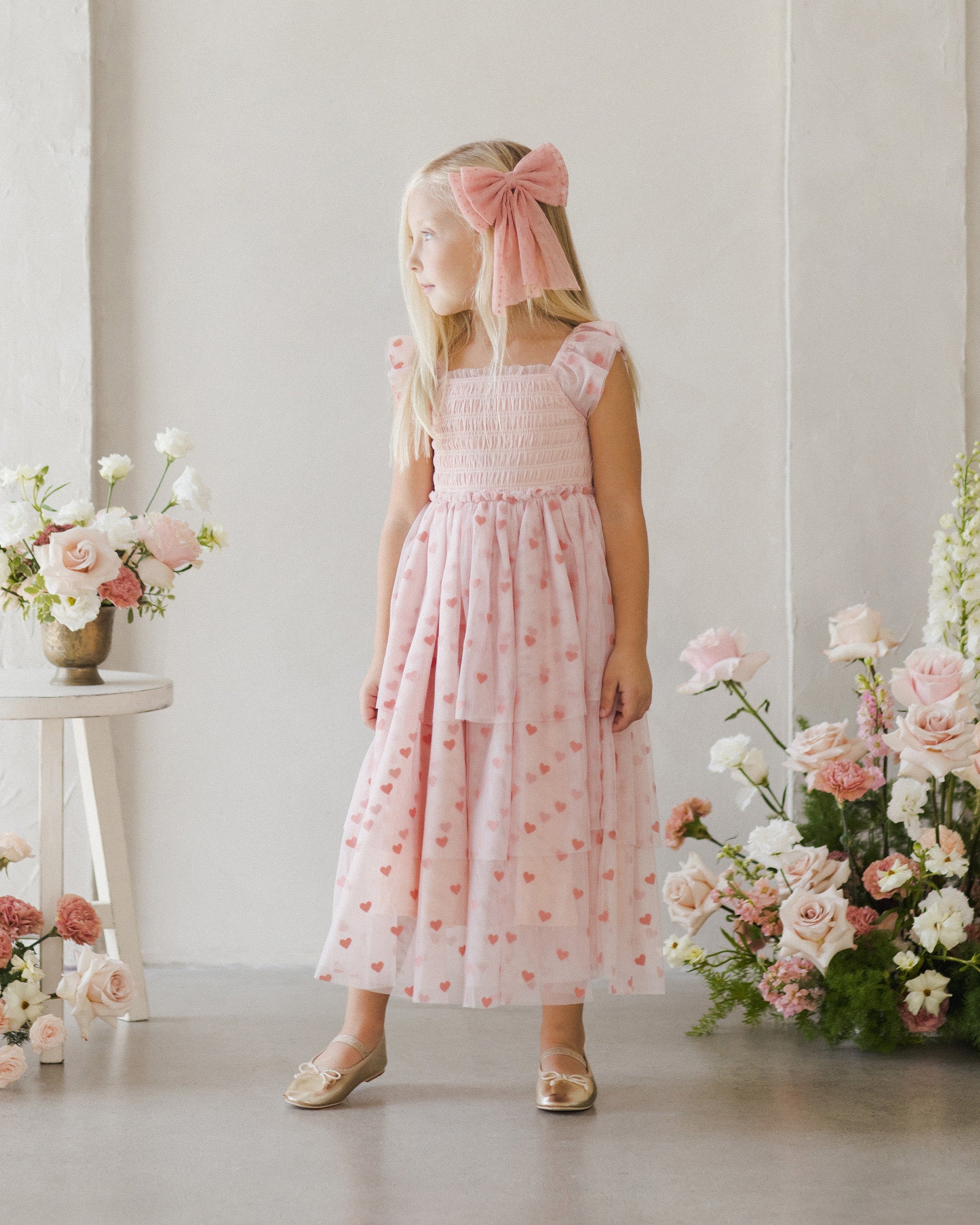 Valentina Dress | Bubblegum Hearts