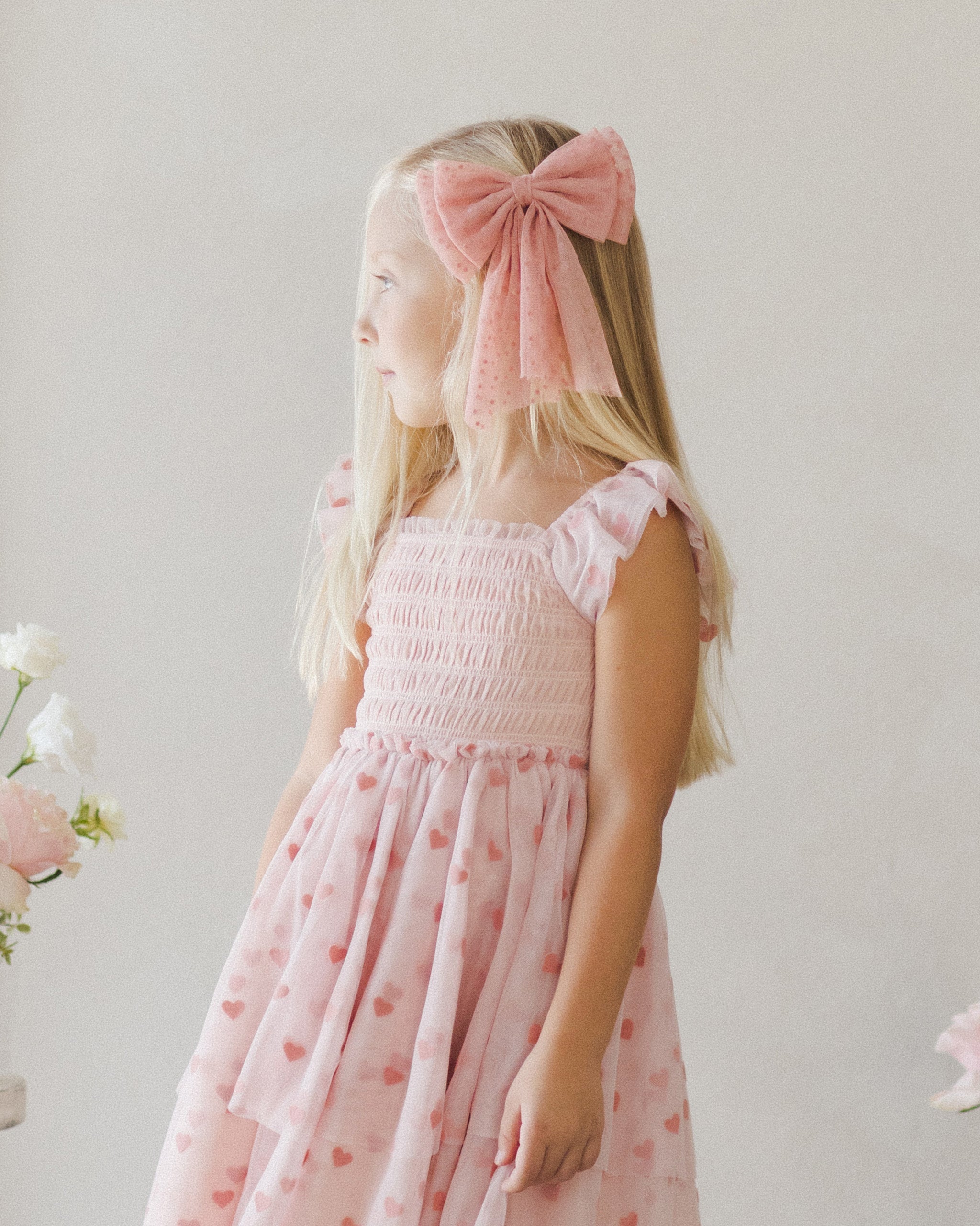 Valentina Dress | Bubblegum Hearts