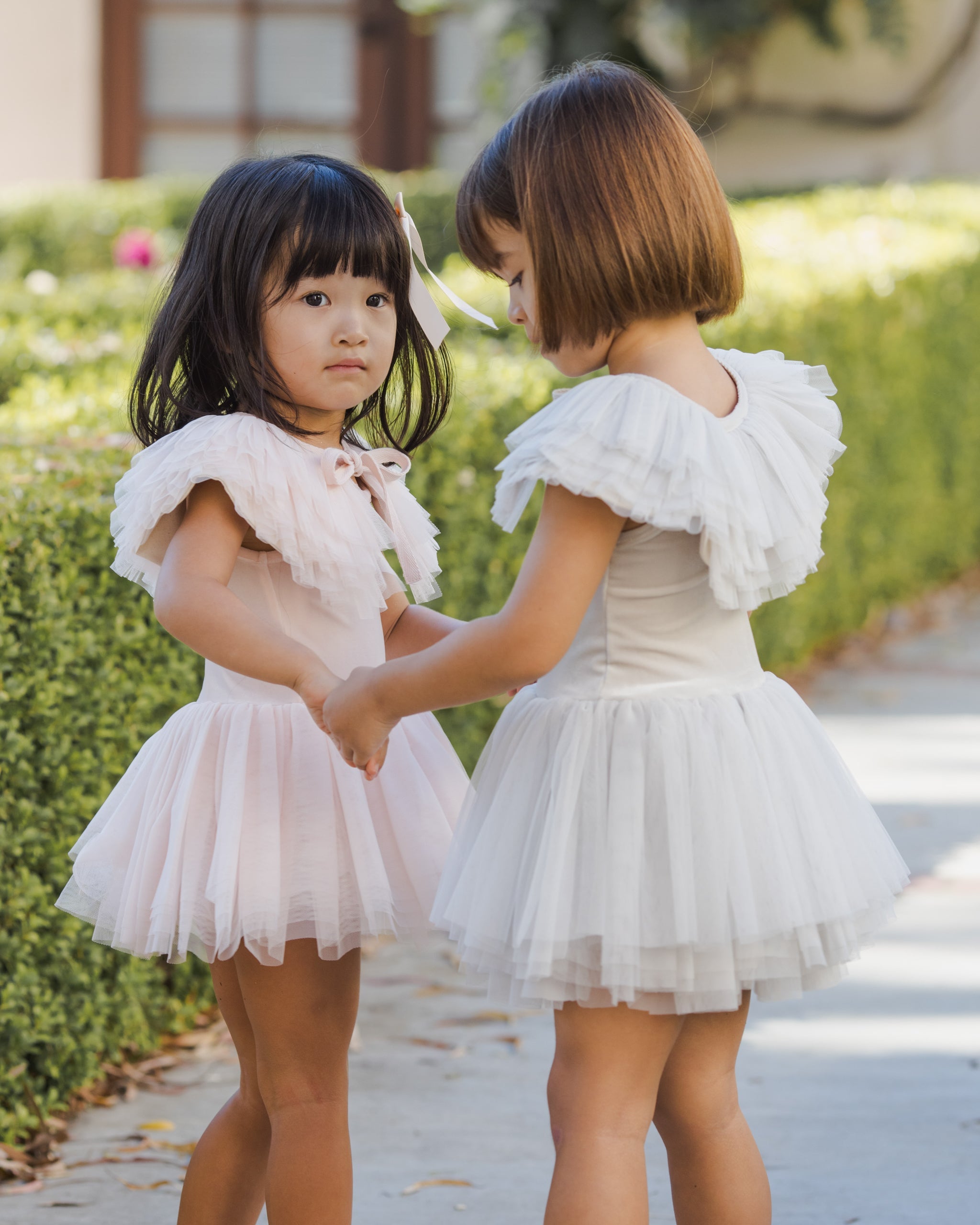 Ruffle Tulle Collar Blush