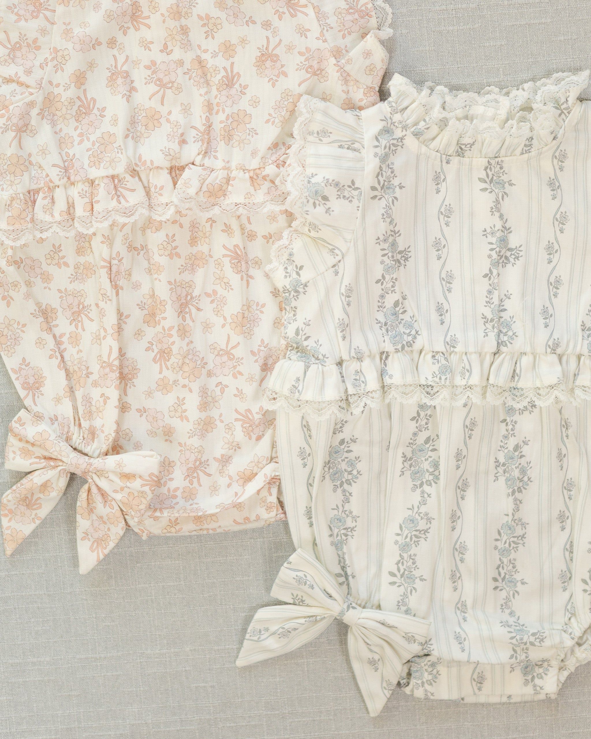 Norah Bow French Floral Stripe