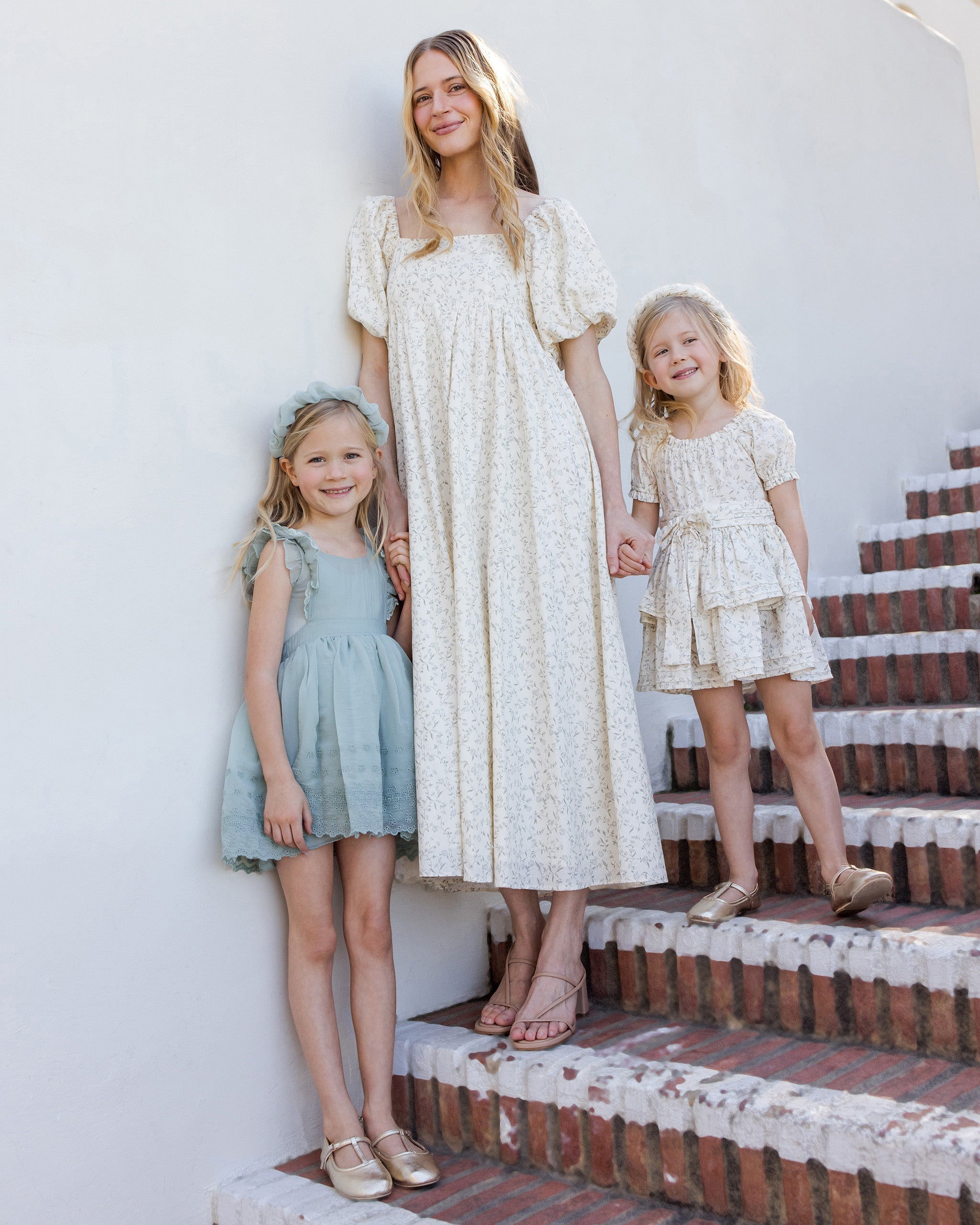 Provence Dress Sky - Rylee + Cru | Kids Clothes | Trendy Baby Clothes | Modern Infant Outfits |