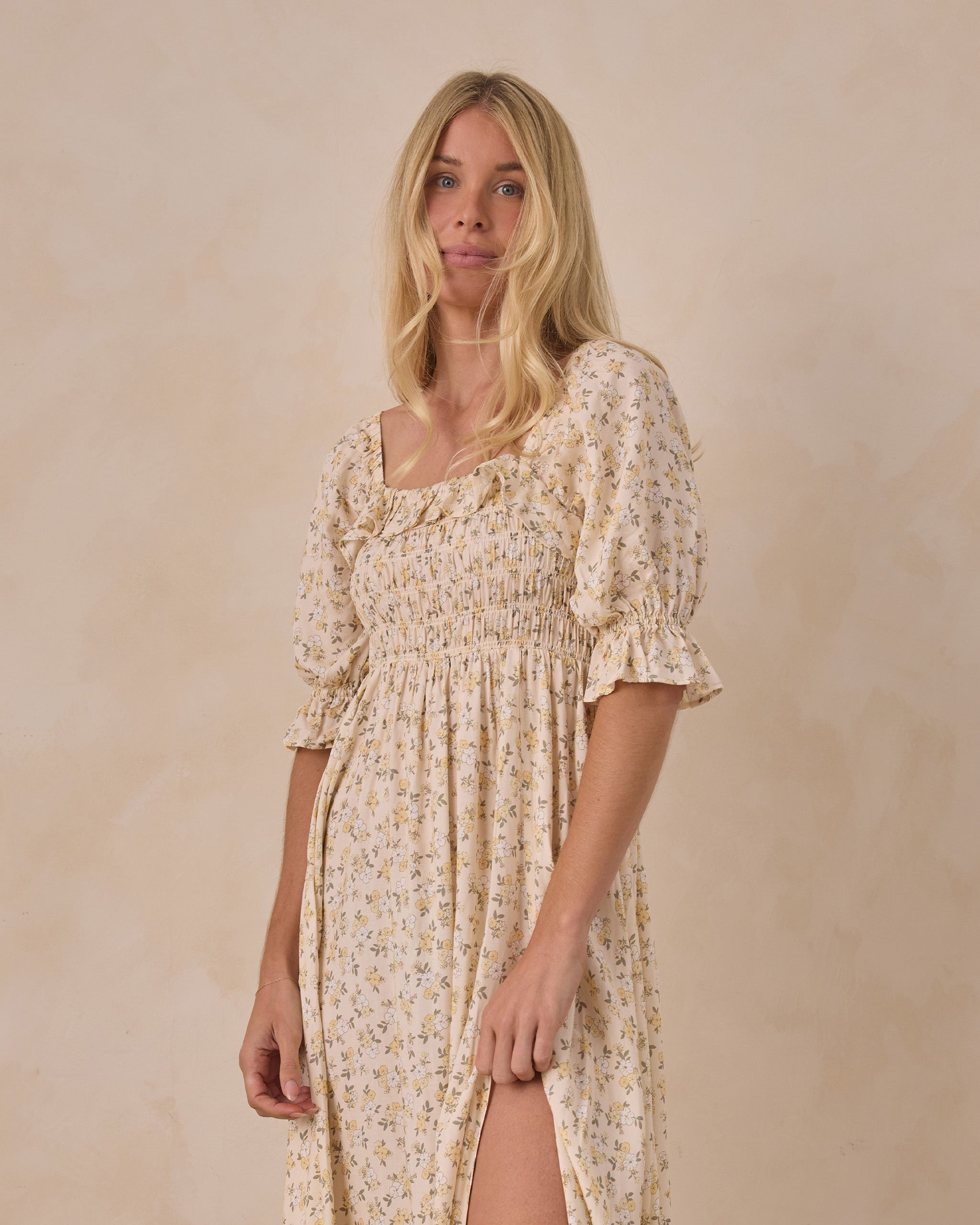 Women's Birdie Dress Lemon Meadow - Rylee + Cru | Kids Clothes | Trendy Baby Clothes | Modern Infant Outfits |