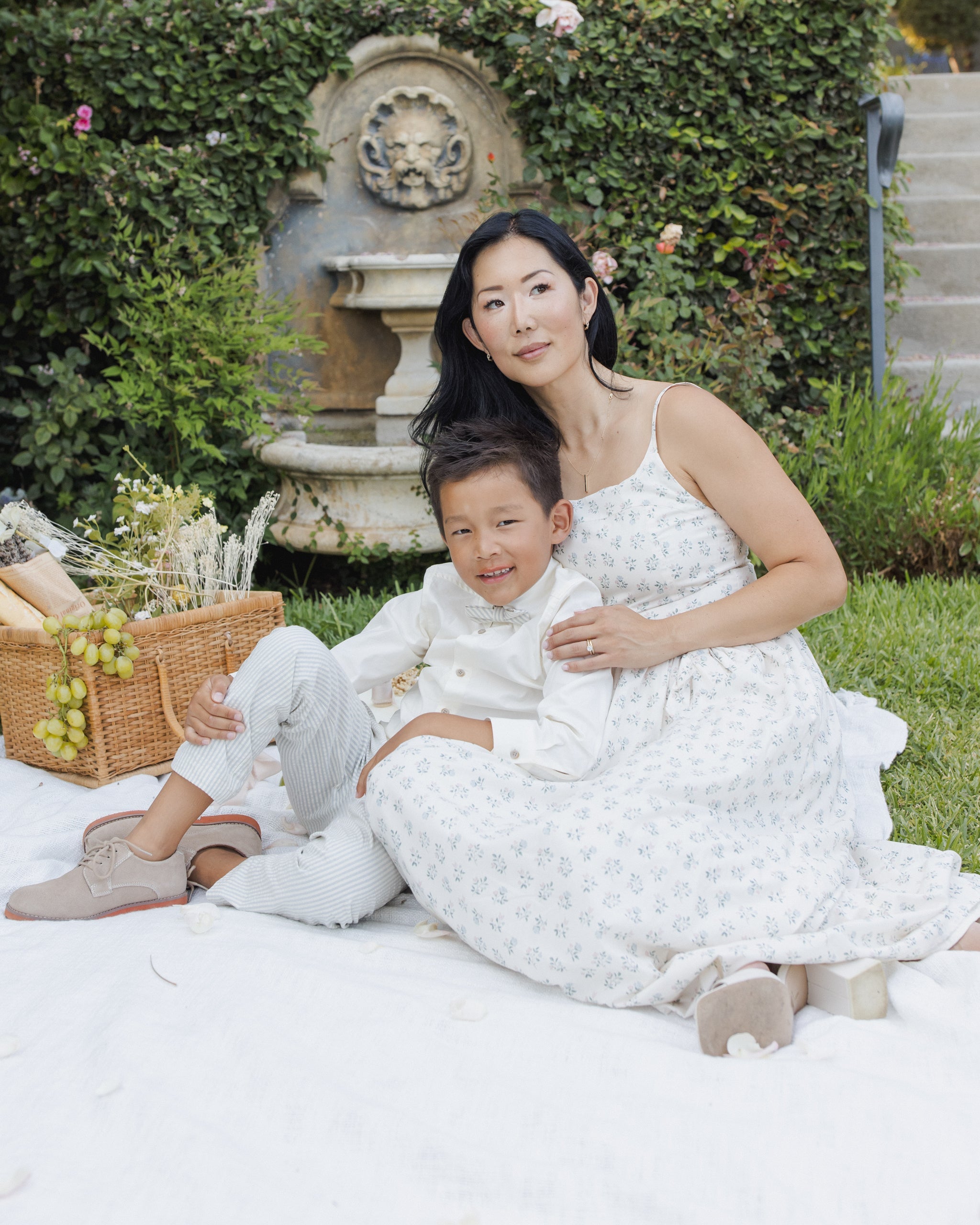 Women's Beatrice Midi Dress Summer Ditsy - Rylee + Cru | Kids Clothes | Trendy Baby Clothes | Modern Infant Outfits |