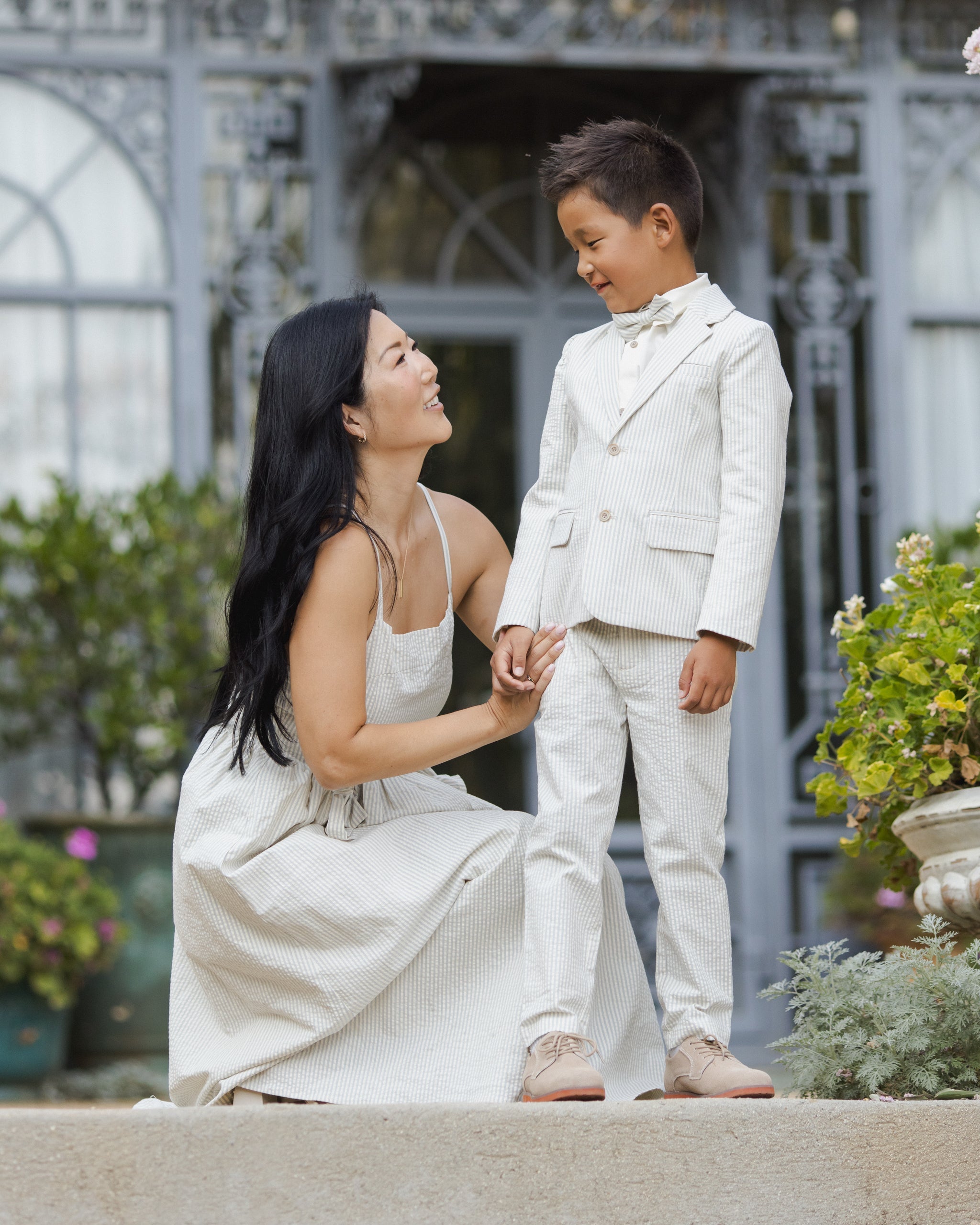 Sebastian Pant Sky Stripe - Rylee + Cru | Kids Clothes | Trendy Baby Clothes | Modern Infant Outfits |