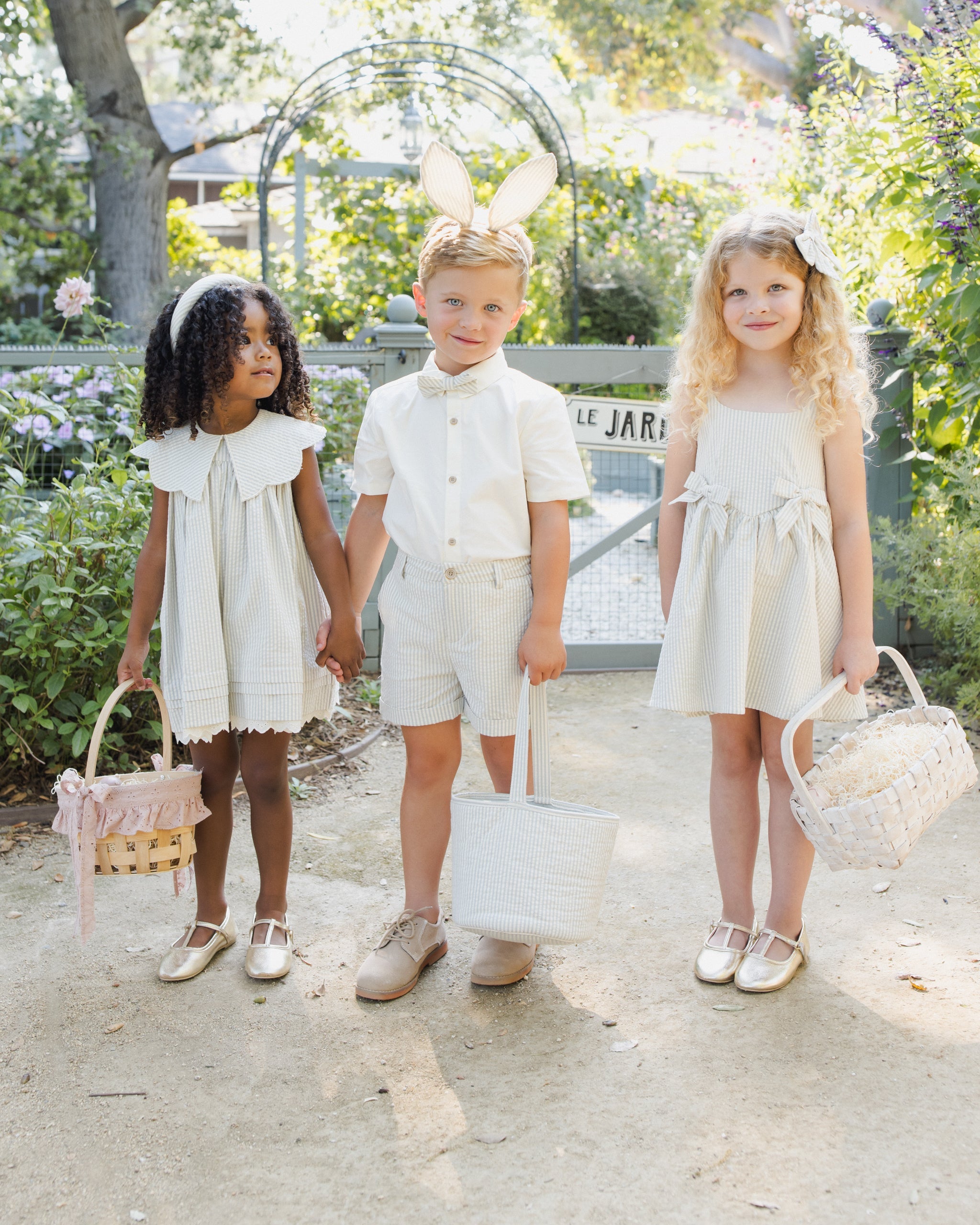 Norah Bow Sky Stripe - Rylee + Cru | Kids Clothes | Trendy Baby Clothes | Modern Infant Outfits |