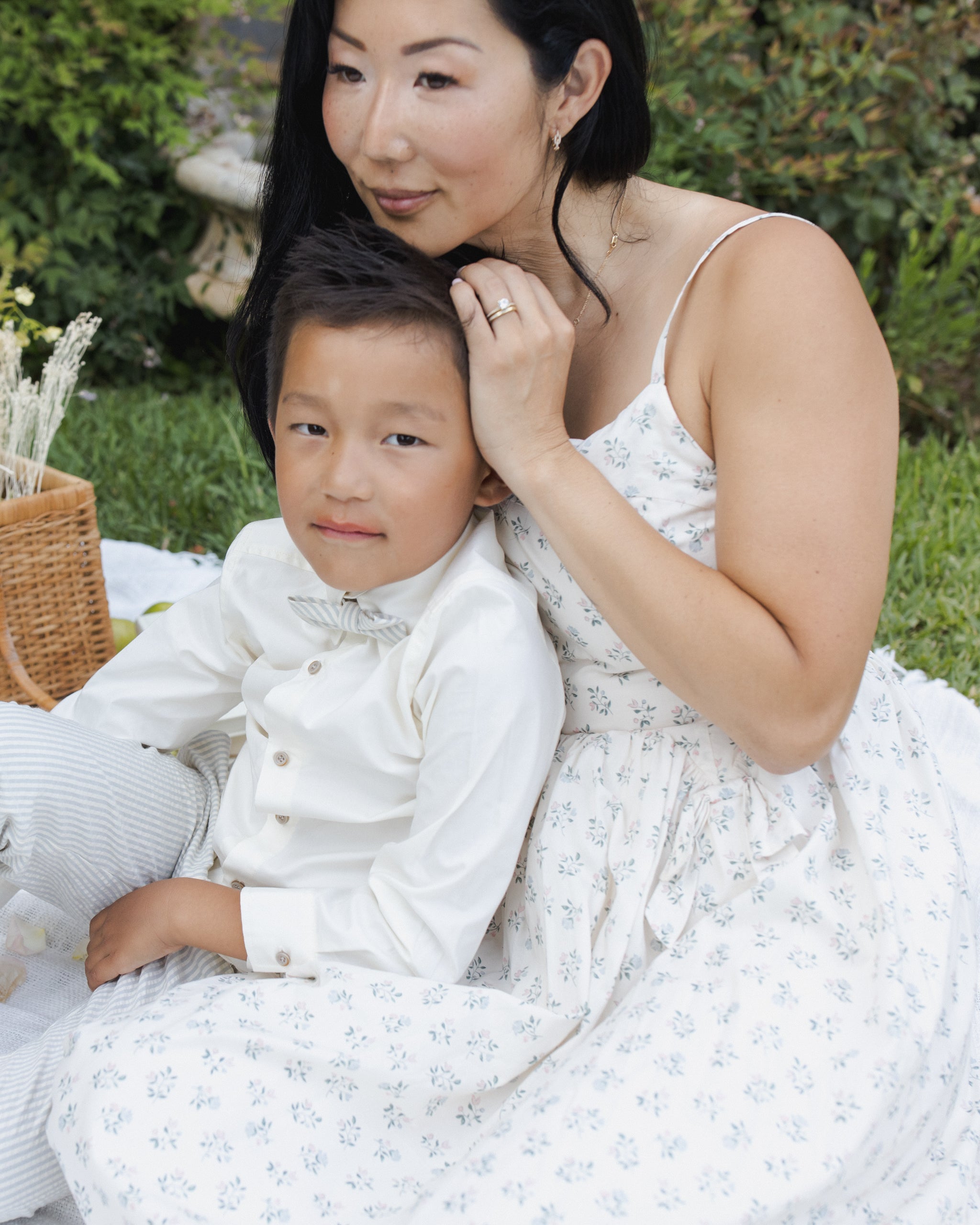 Harrison Button Down Ivory - Rylee + Cru | Kids Clothes | Trendy Baby Clothes | Modern Infant Outfits |