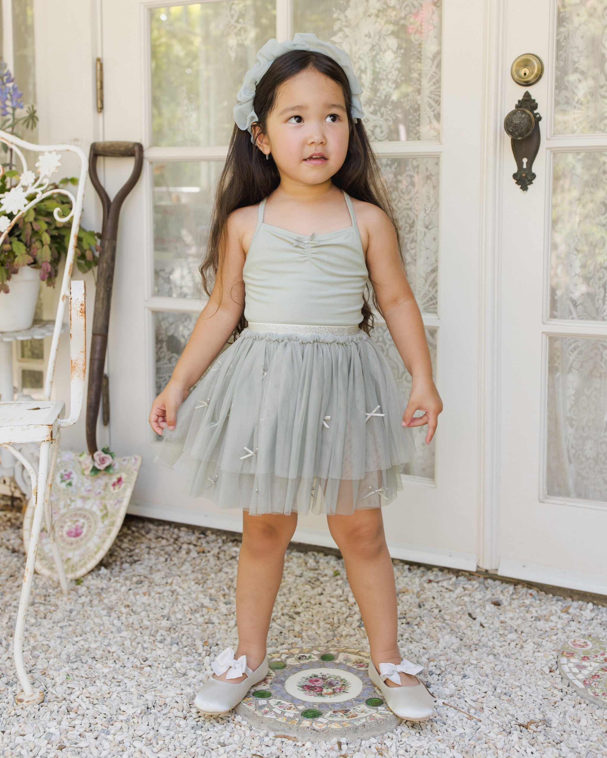Ballerina Tutu Set Sky - Rylee + Cru | Kids Clothes | Trendy Baby Clothes | Modern Infant Outfits |