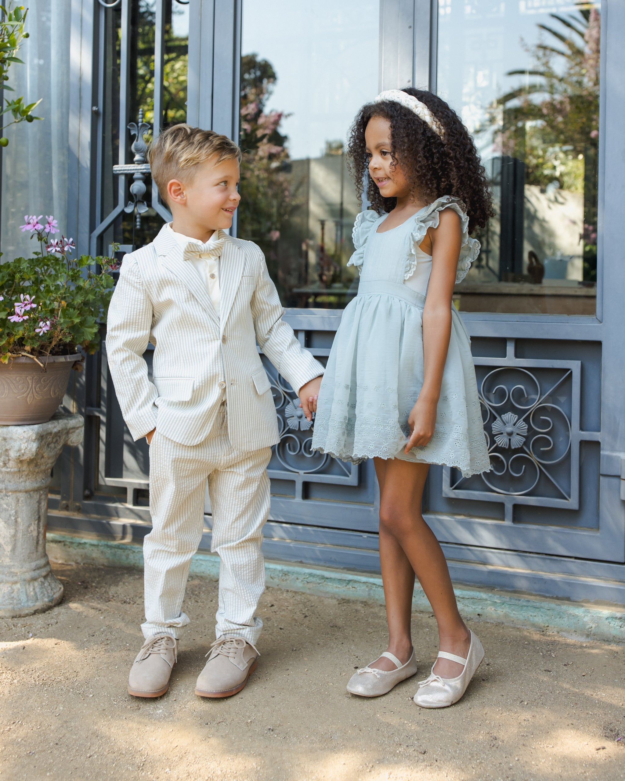 Sebastian Pant Sky Stripe - Rylee + Cru | Kids Clothes | Trendy Baby Clothes | Modern Infant Outfits |