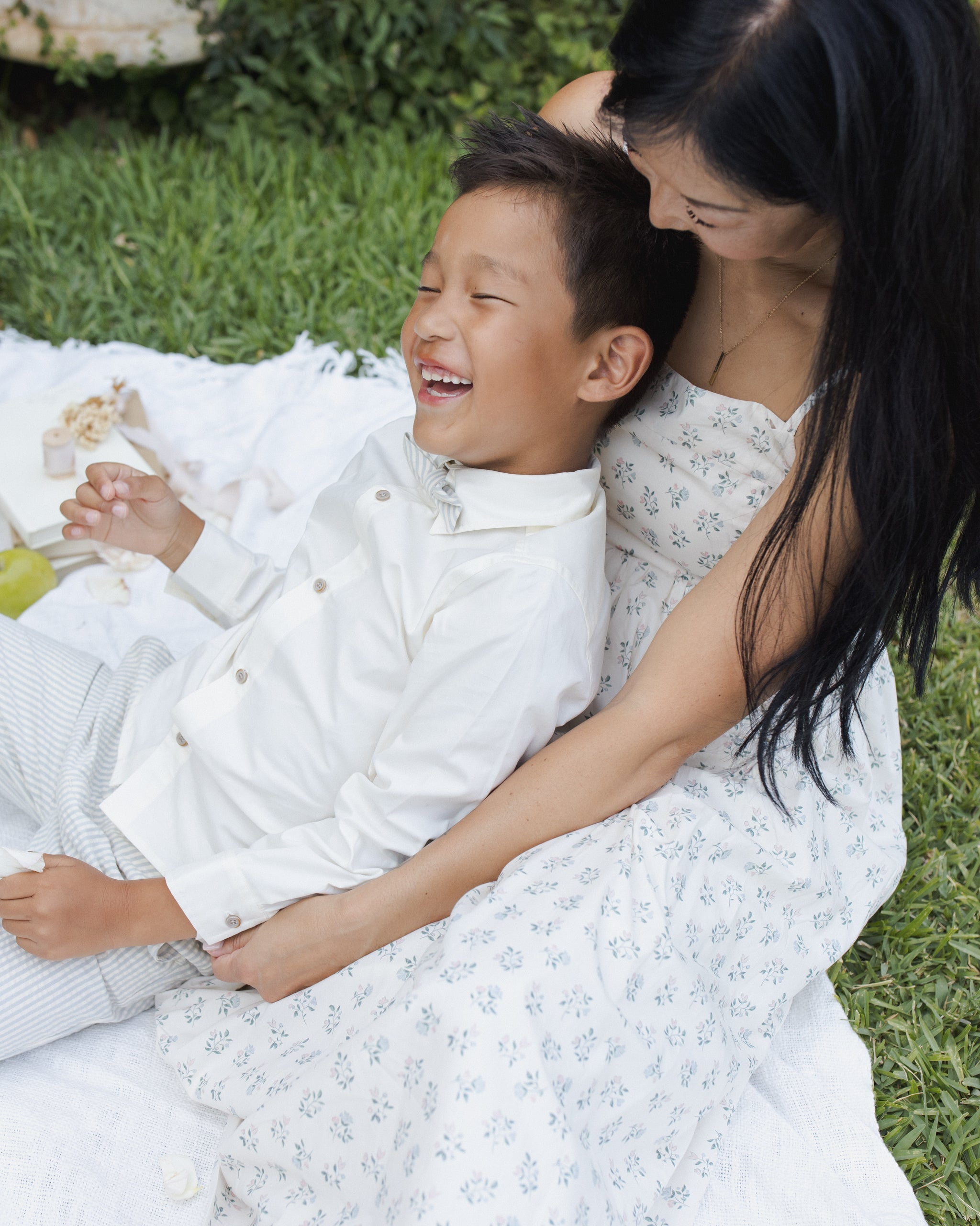 Harrison Button Down Ivory - Rylee + Cru | Kids Clothes | Trendy Baby Clothes | Modern Infant Outfits |