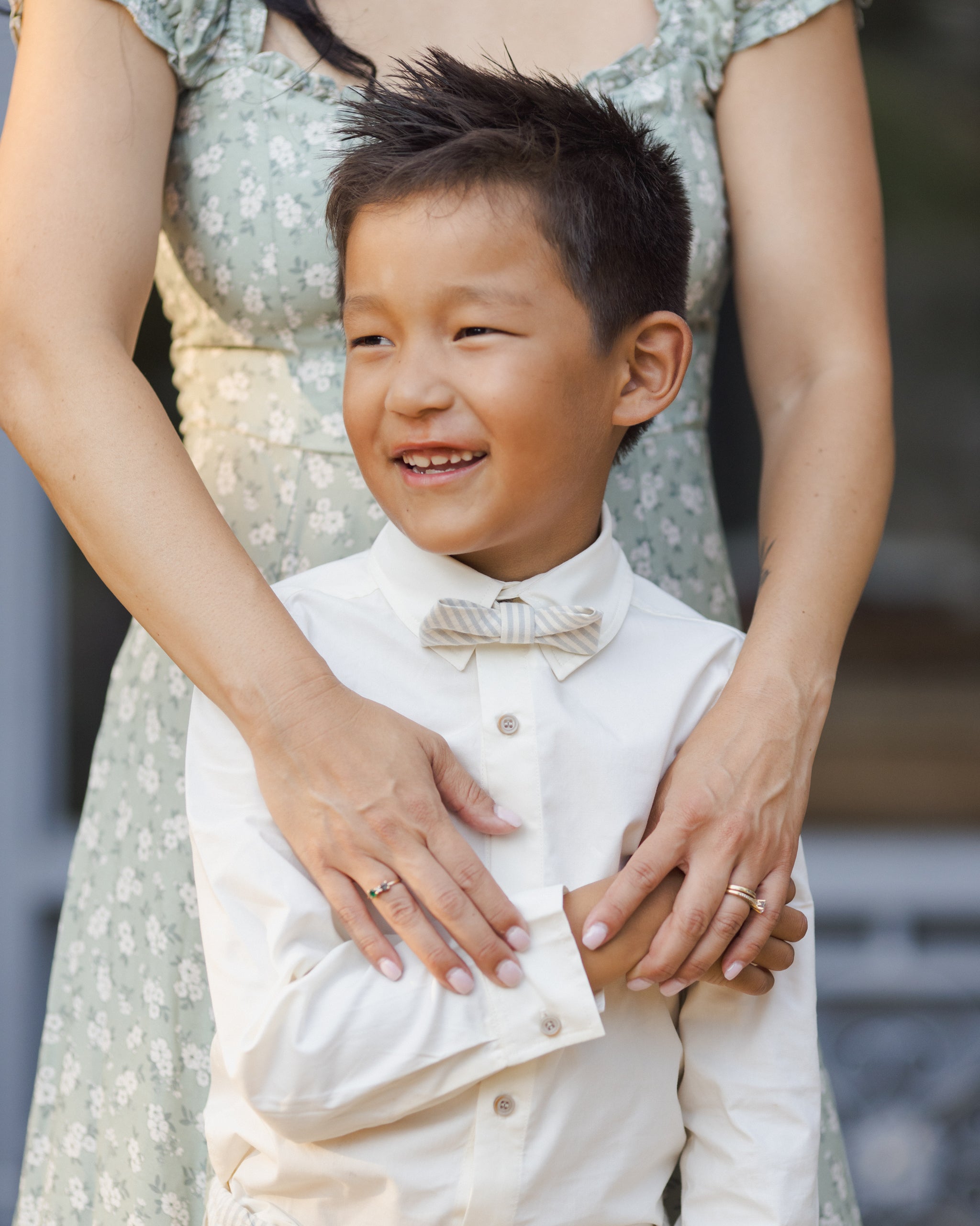 Harrison Button Down Ivory - Rylee + Cru | Kids Clothes | Trendy Baby Clothes | Modern Infant Outfits |