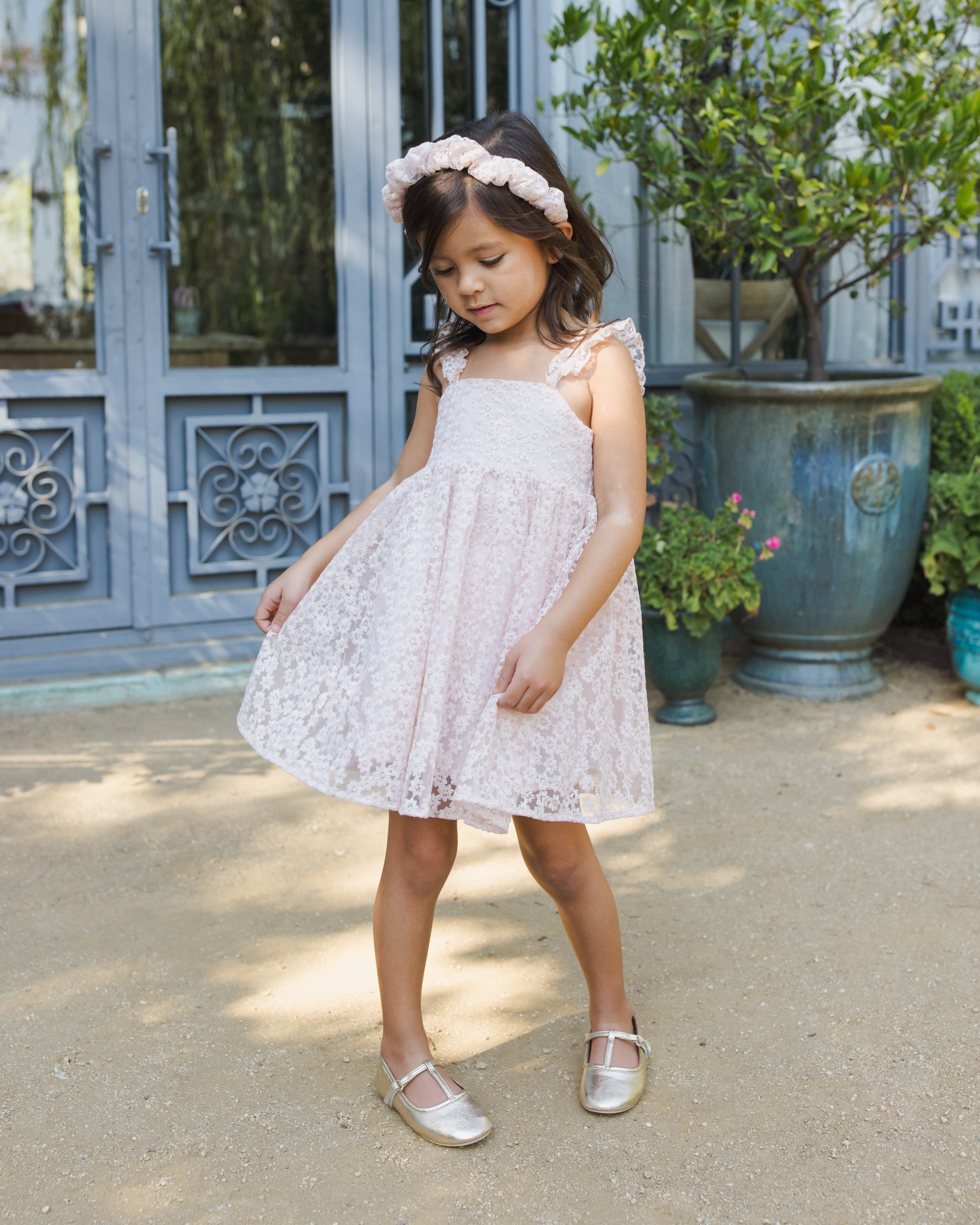 Gathered Headband Cotton Candy - Rylee + Cru | Kids Clothes | Trendy Baby Clothes | Modern Infant Outfits |
