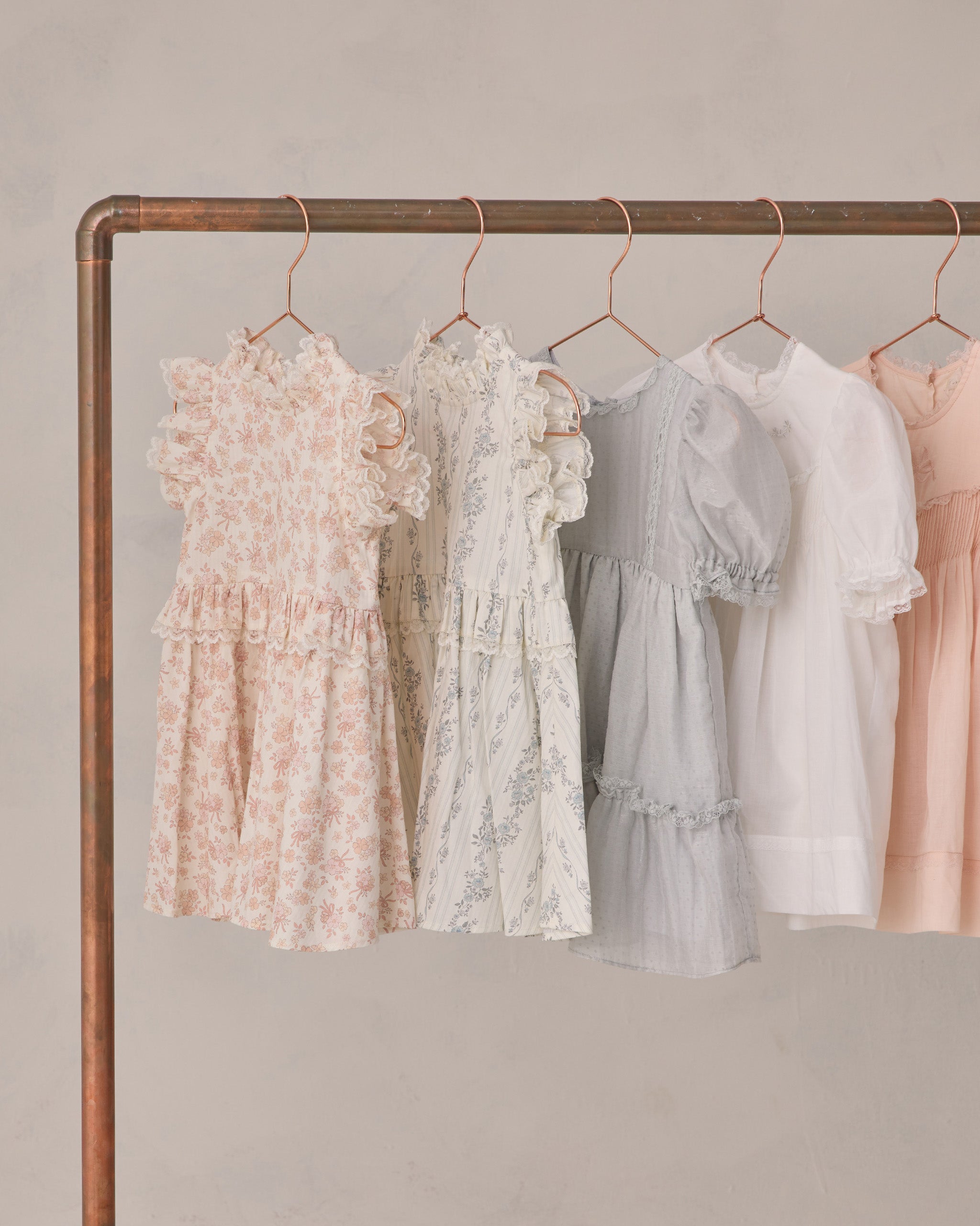 Alice Dress French Floral Stripe