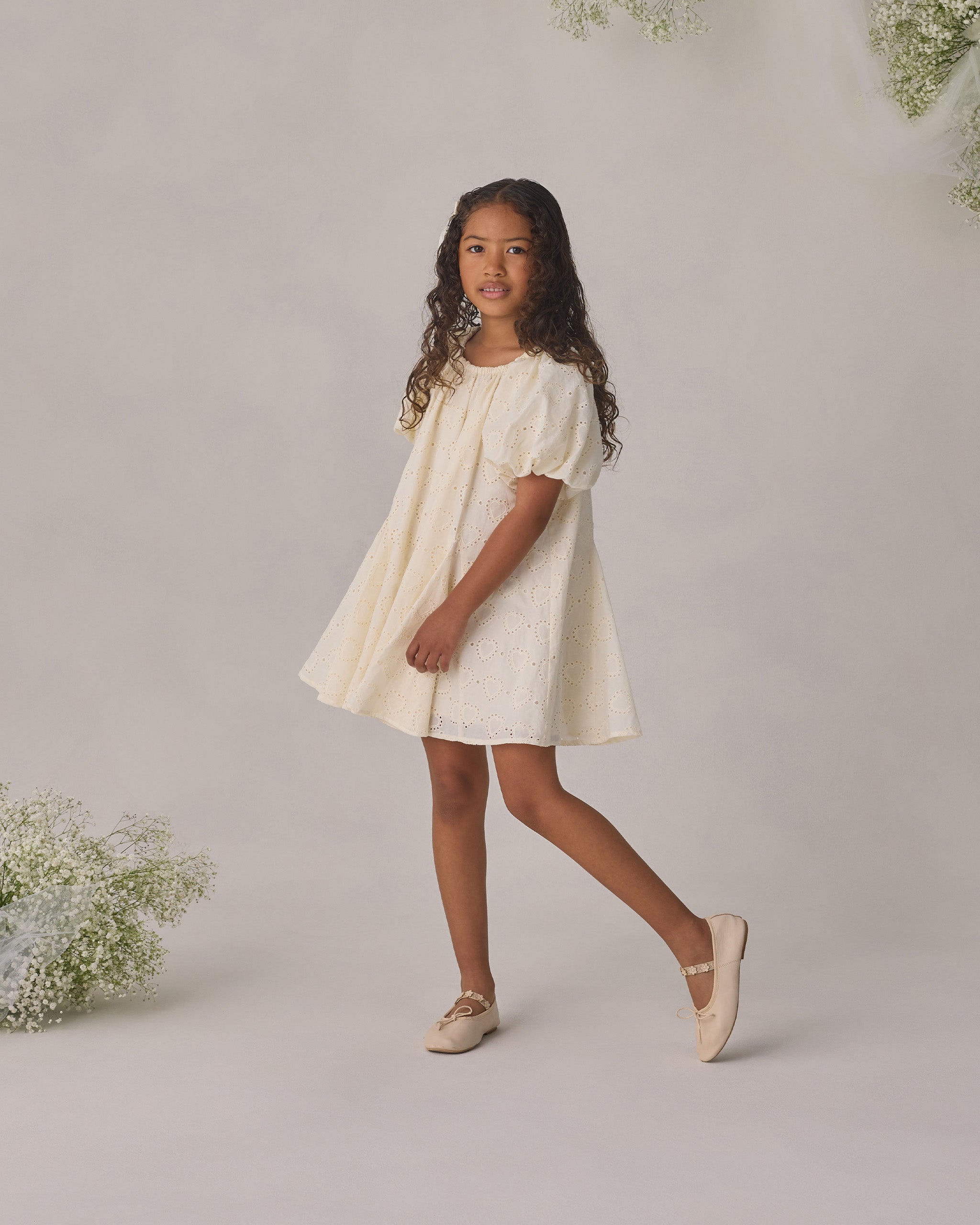 Maia Dress Heart Eyelet