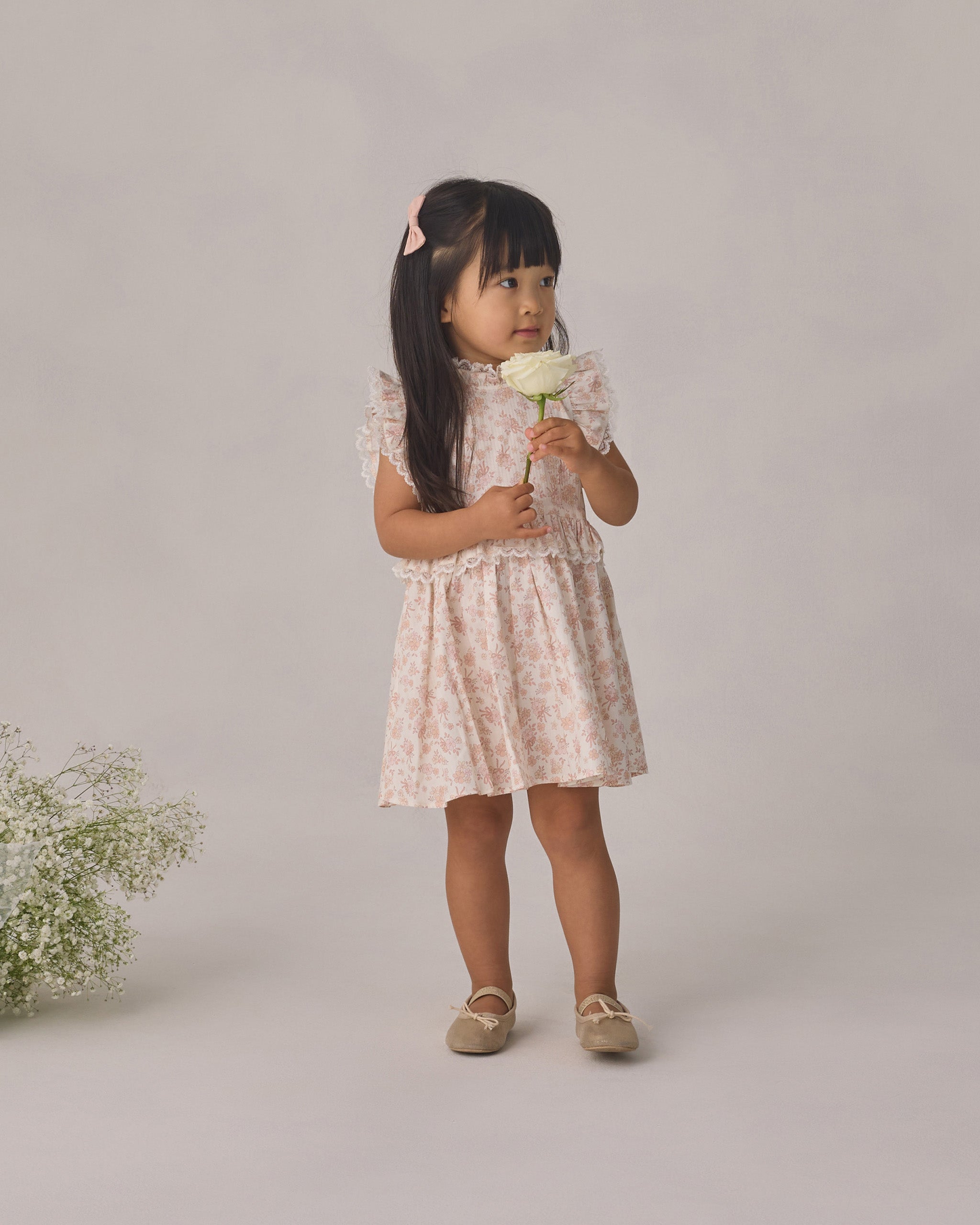 Little Bow Clips Blush