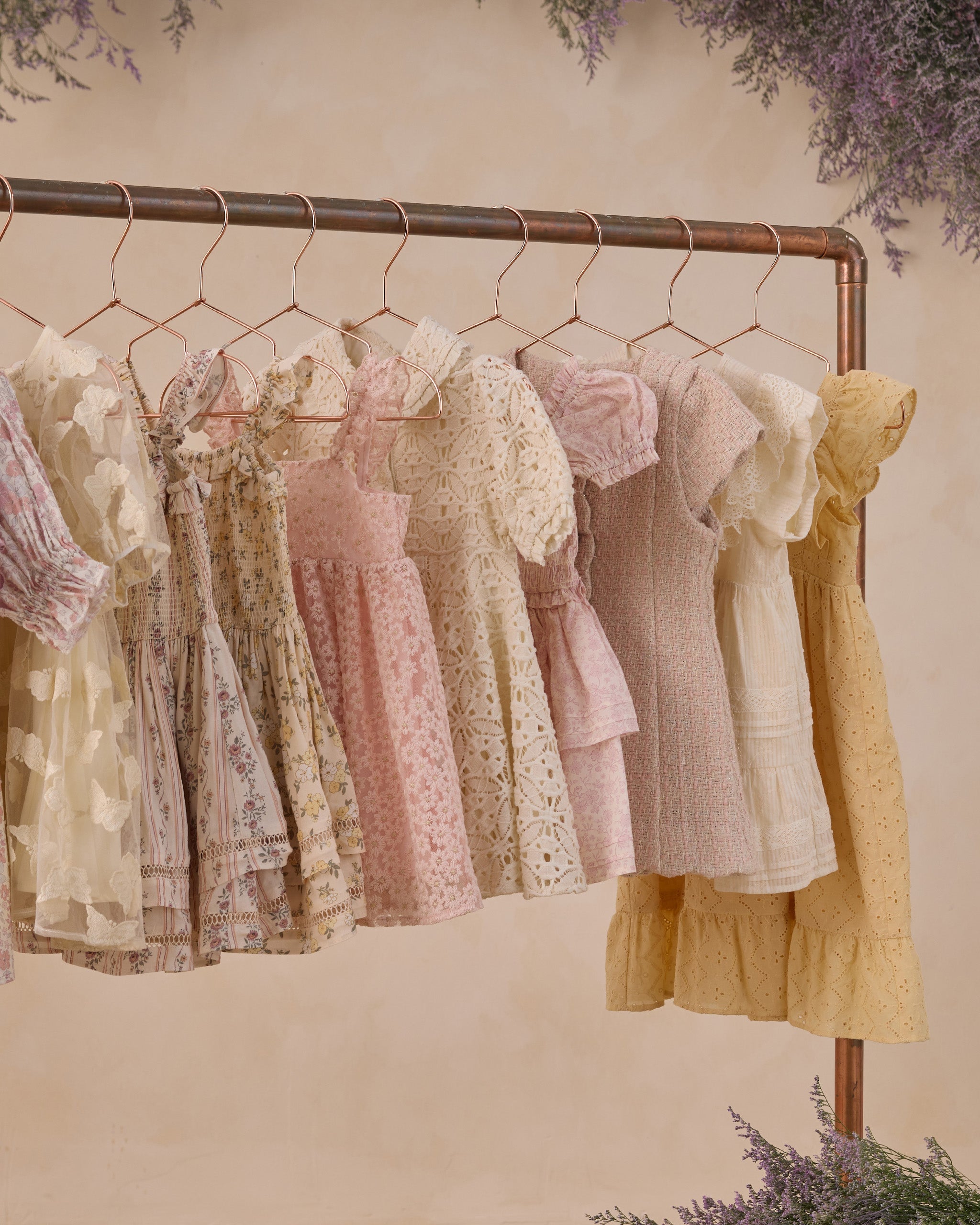 Birdie Dress Lemon Meadow - Rylee + Cru | Kids Clothes | Trendy Baby Clothes | Modern Infant Outfits |