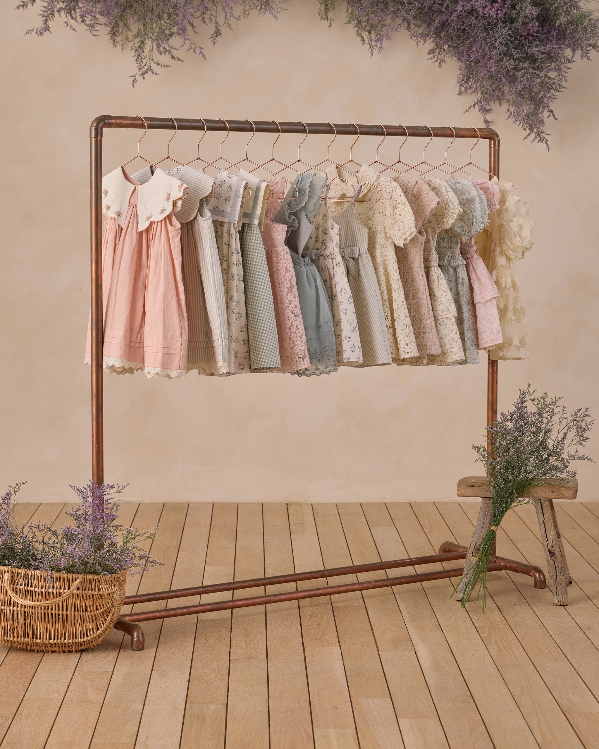 Florence Dress Petal - Rylee + Cru | Kids Clothes | Trendy Baby Clothes | Modern Infant Outfits |