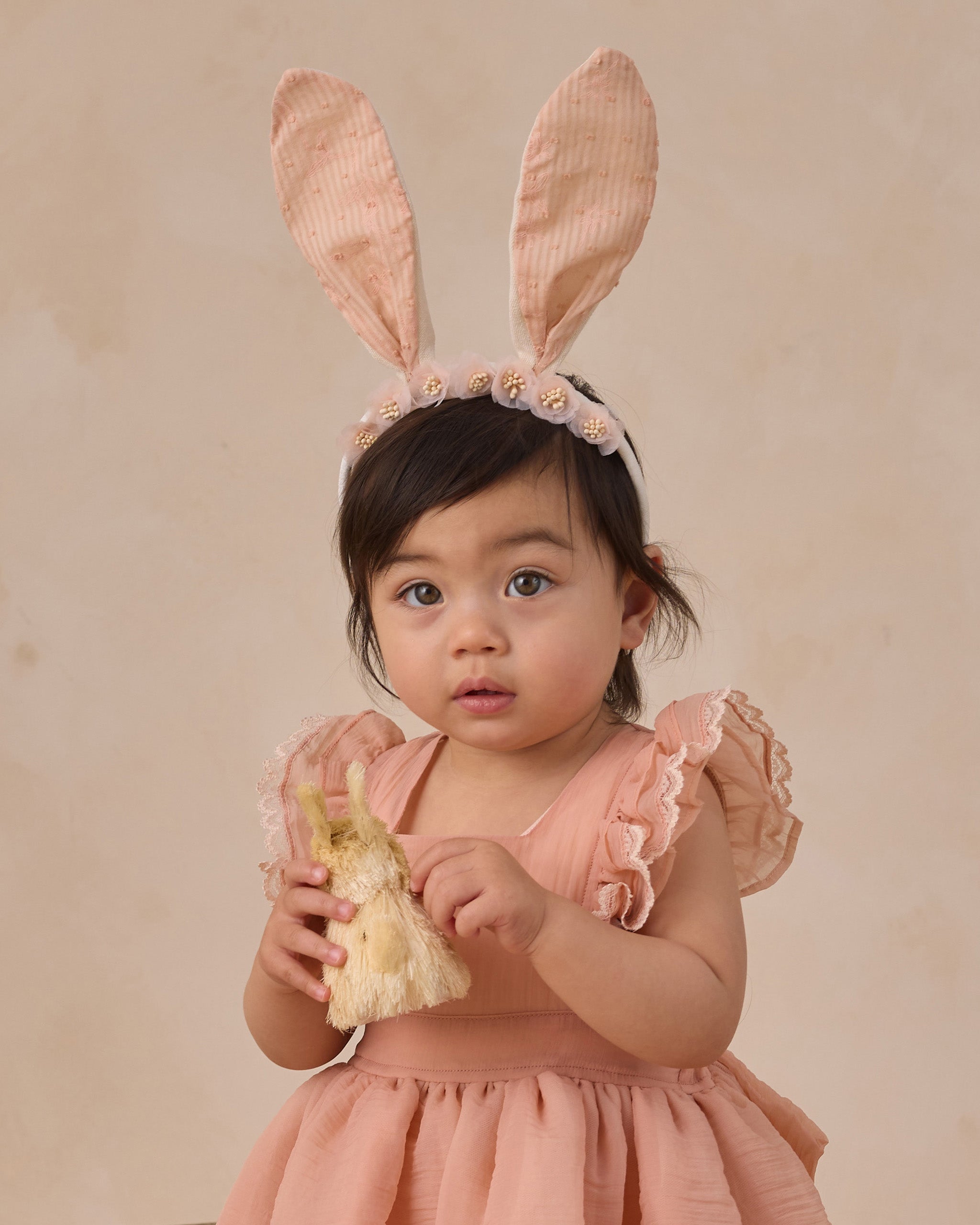 Bunny Headband Petal - Rylee + Cru | Kids Clothes | Trendy Baby Clothes | Modern Infant Outfits |