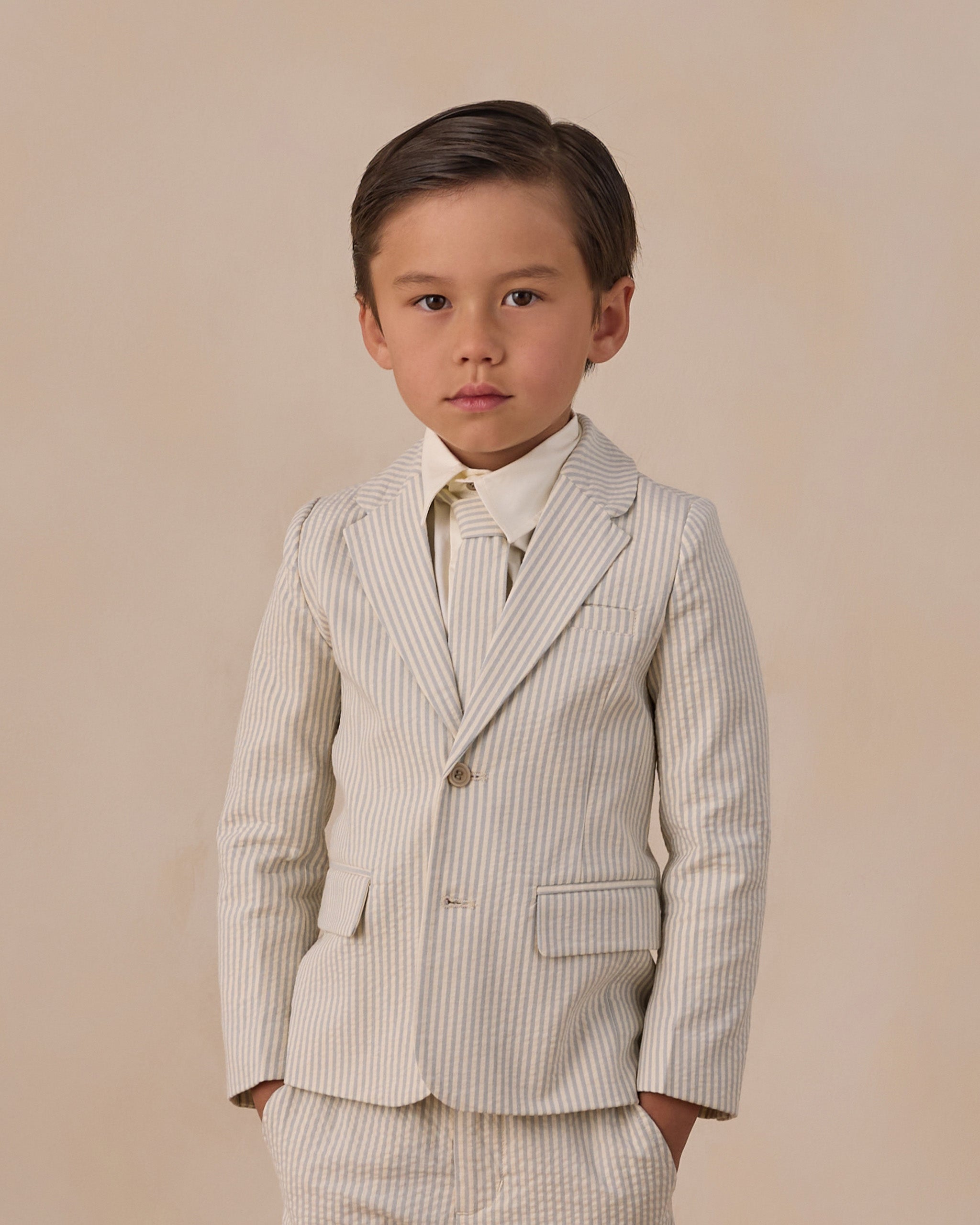 Skinny Tie Sky Stripe - Rylee + Cru | Kids Clothes | Trendy Baby Clothes | Modern Infant Outfits |