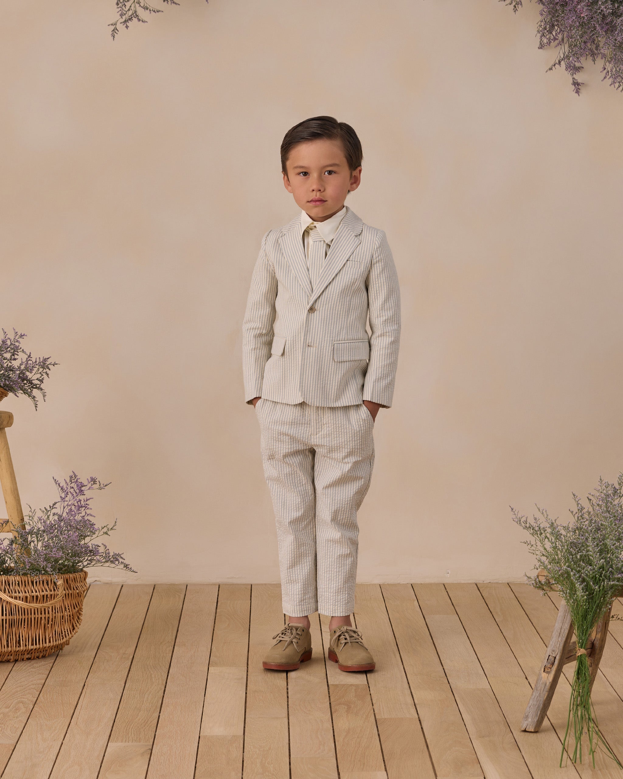 Sebastian Pant Sky Stripe - Rylee + Cru | Kids Clothes | Trendy Baby Clothes | Modern Infant Outfits |