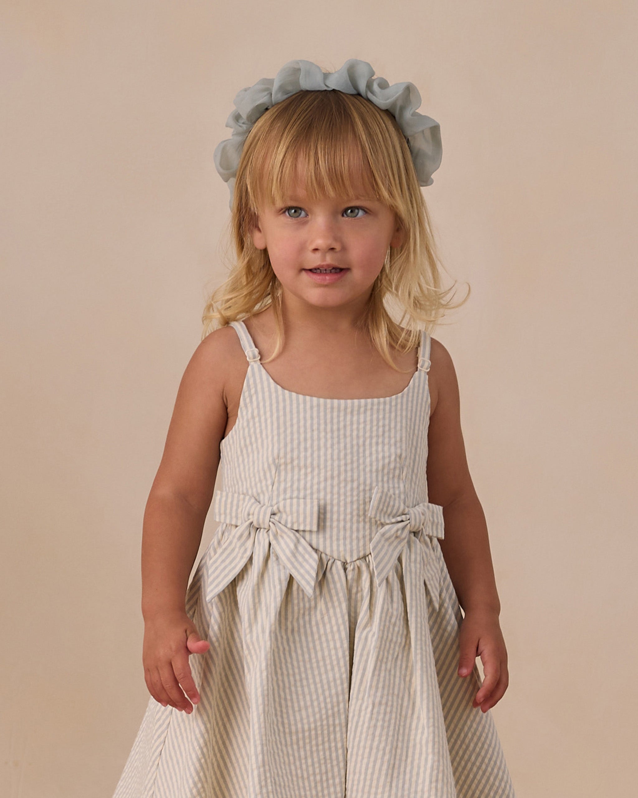 Gathered Headband Sky - Rylee + Cru | Kids Clothes | Trendy Baby Clothes | Modern Infant Outfits |